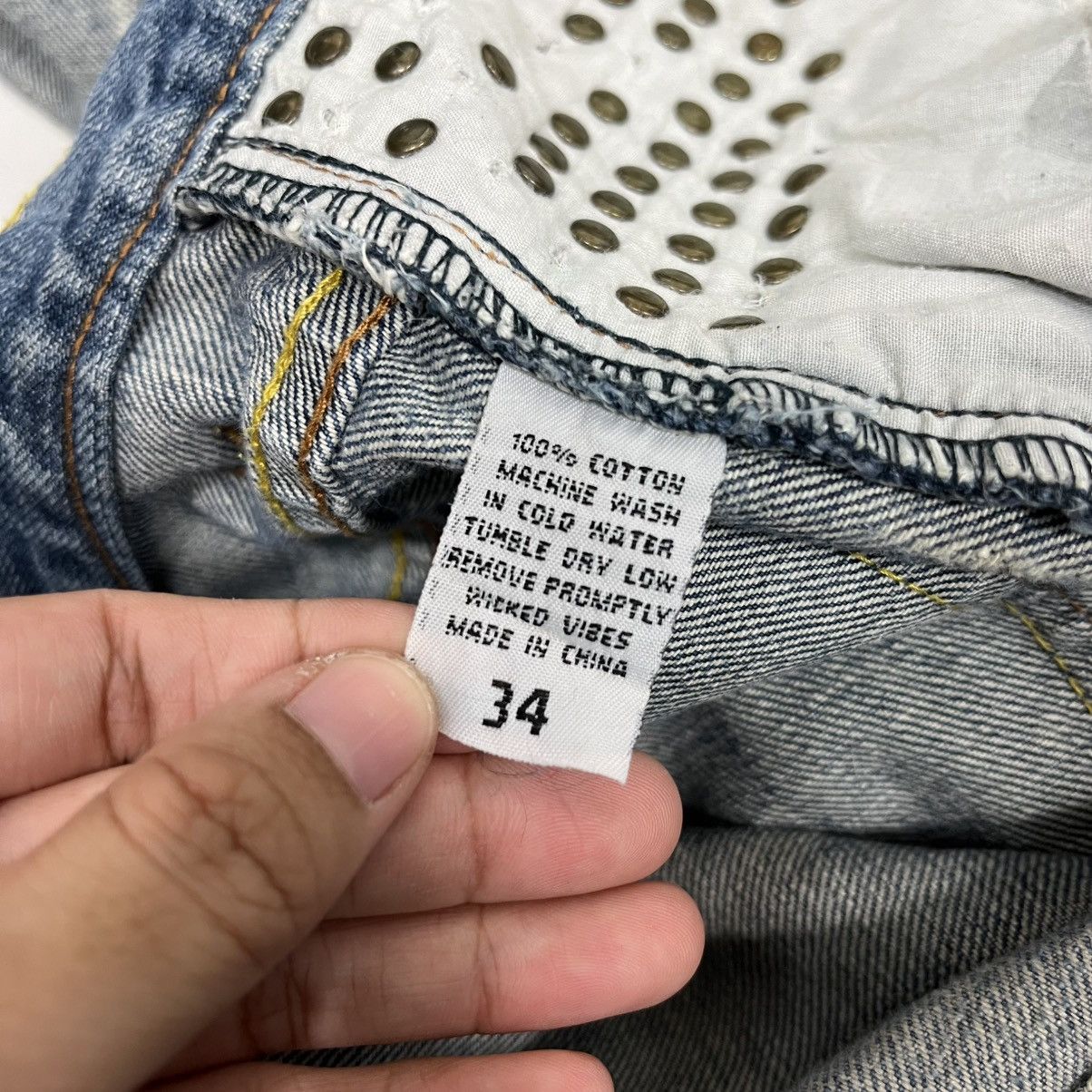 Japanese Brand Vintage Nesta Brand Denim Jeans Size US 32 / EU 48 - 21 Thumbnail