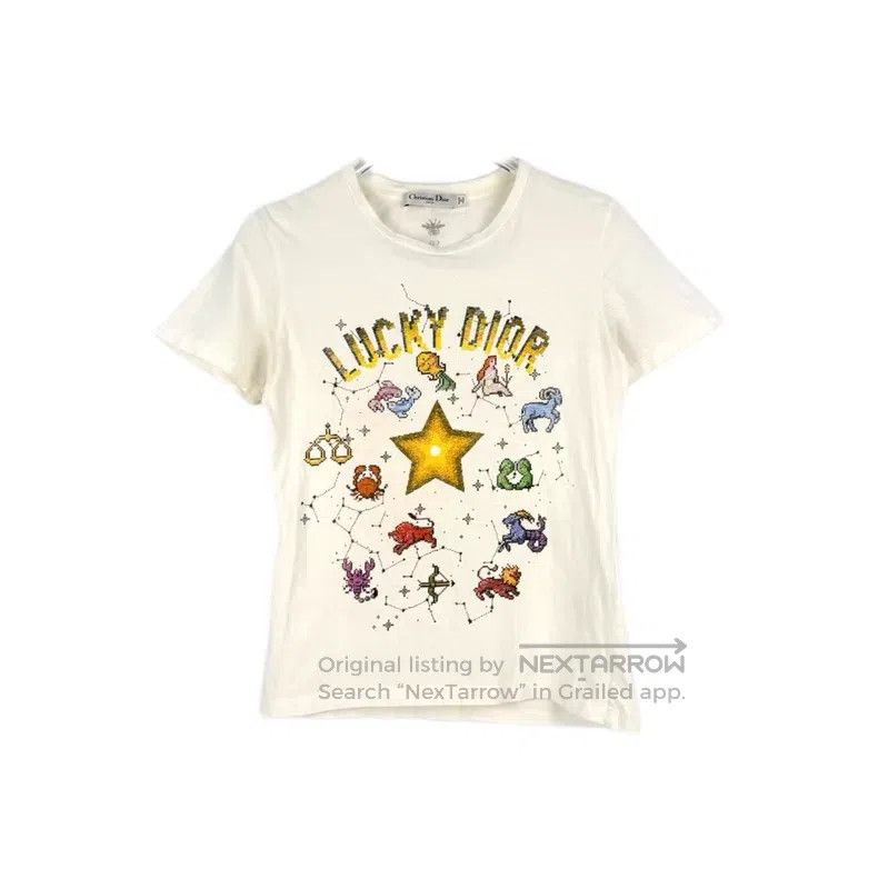 Dior Dior White five-pointed star short sleeves Size XS / US 0-2 / IT 36-38 - 1 Thumbnail