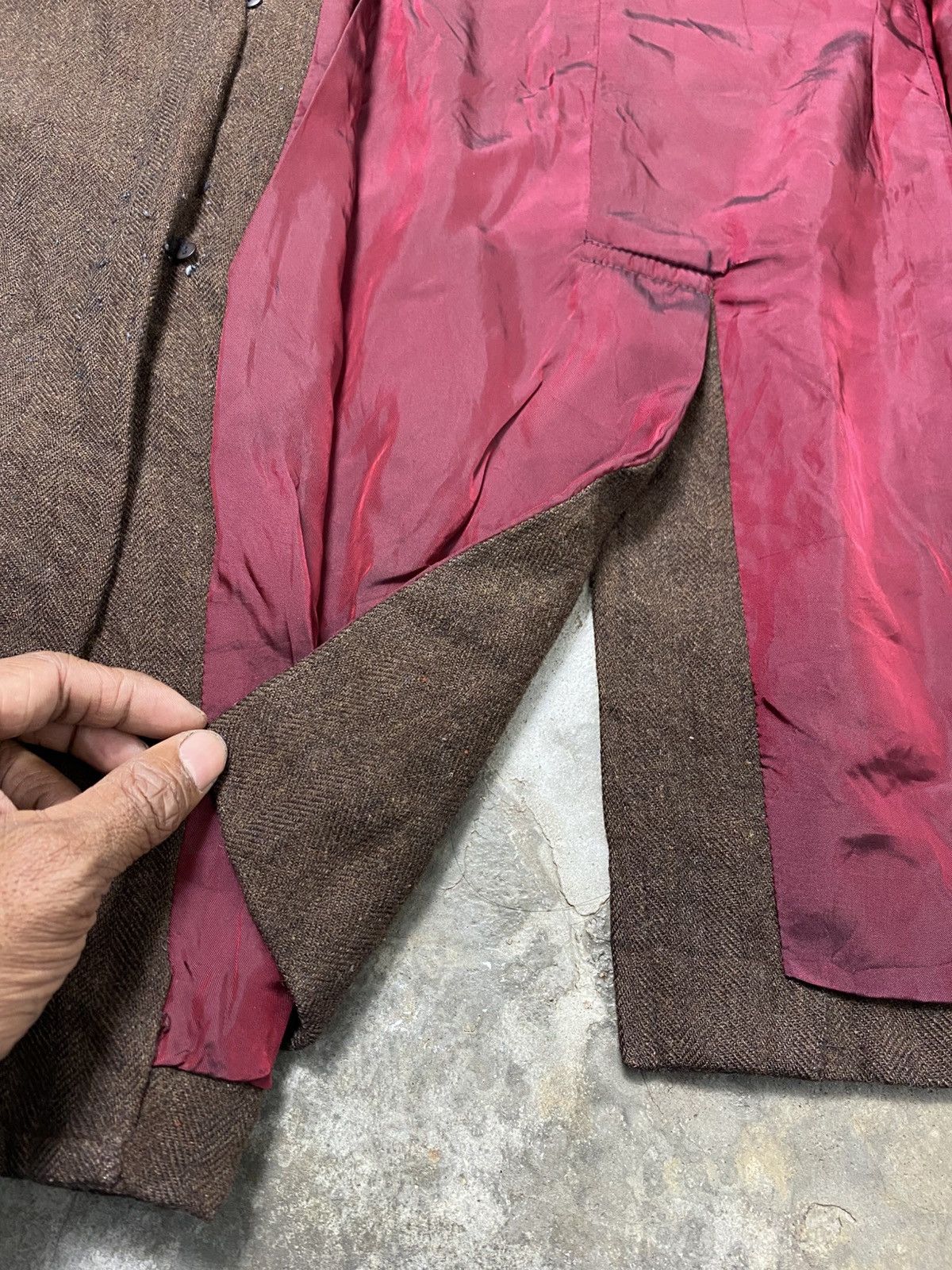 Issey Miyake Sunao Kuwahara Double Breasted Wool Jacket Size S / US 4 / IT 40 - 16 Thumbnail