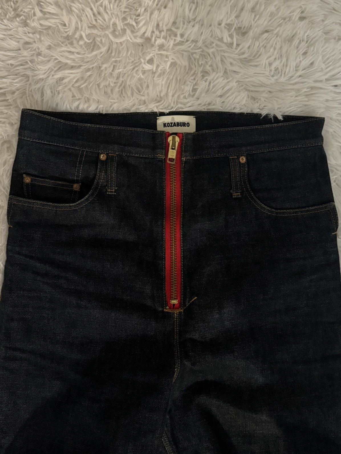 KOZABURO Kozaburo Classic High-Waisted Straight Denim Size US 32 / EU 48 - 2 Thumbnail