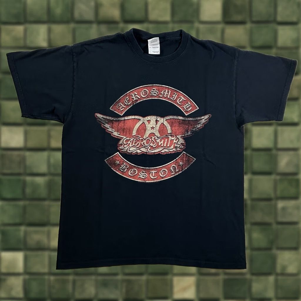 Gildan VINTAGE Aerosmith Boston Band Tee Rock Shirt 2008 2000s Music Large Mens Size US L / EU 52-54 / 3 - 1 Thumbnail