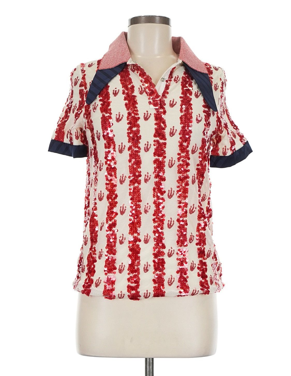 Other Sequin striped polo Size M / US 6-8 / IT 42-44 - 1 Thumbnail