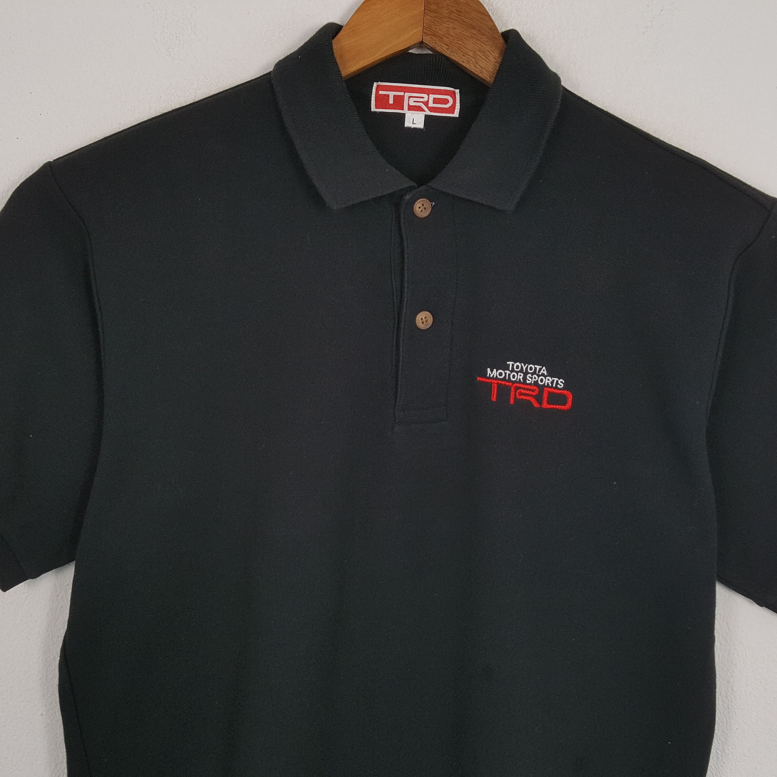 Japanese Brand × Vintage Vintage TRD TOYOTA MOTOR SPORT Racing Team Custom Polos Size US L / EU 52-54 / 3 - 4 Thumbnail