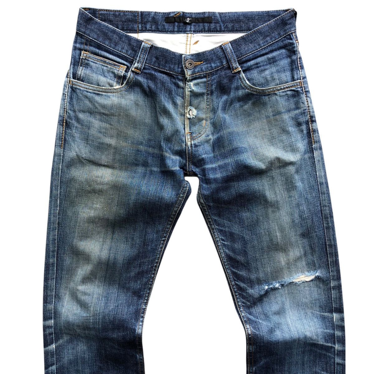 Japanese Brand Vintage NO ID skinny jeans Size US 32 / EU 48 - 3 Thumbnail