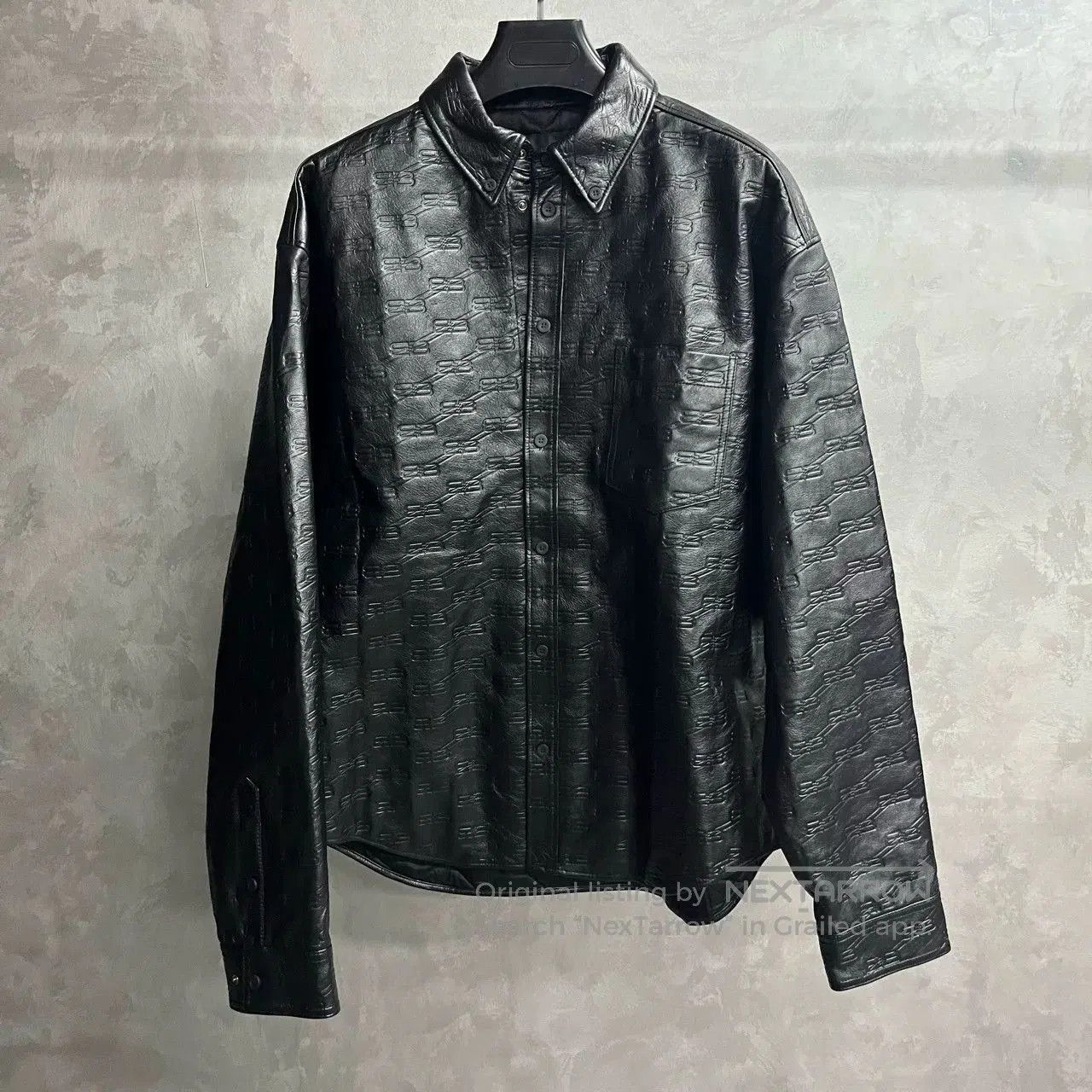 Balenciaga Balenciaga Black Logo Leather Jacket. Size US S / EU 44-46 / 1 - 1 Thumbnail