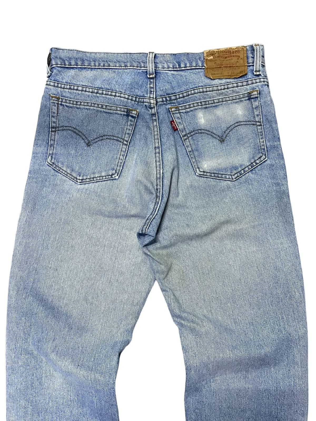 Levi's × Vintage Vintage Levis 606-0217 Tapered Cut Distressed Jeans Size US 32 / EU 48 - 9 Thumbnail