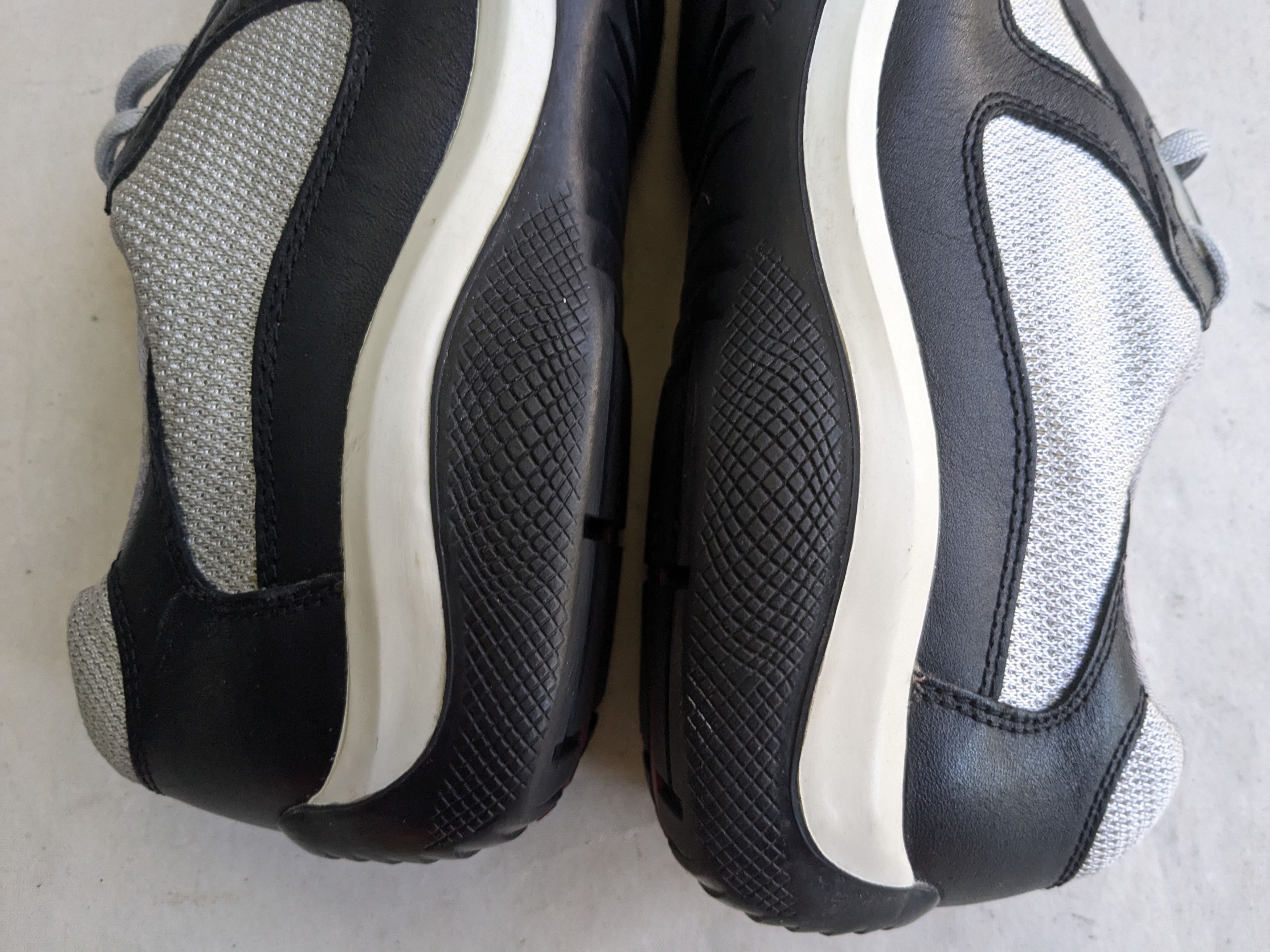 Prada Prada America's Cup Sneakers Black Silver 9.5 Leather Size US 9.5 / EU 42-43 - 6 Thumbnail