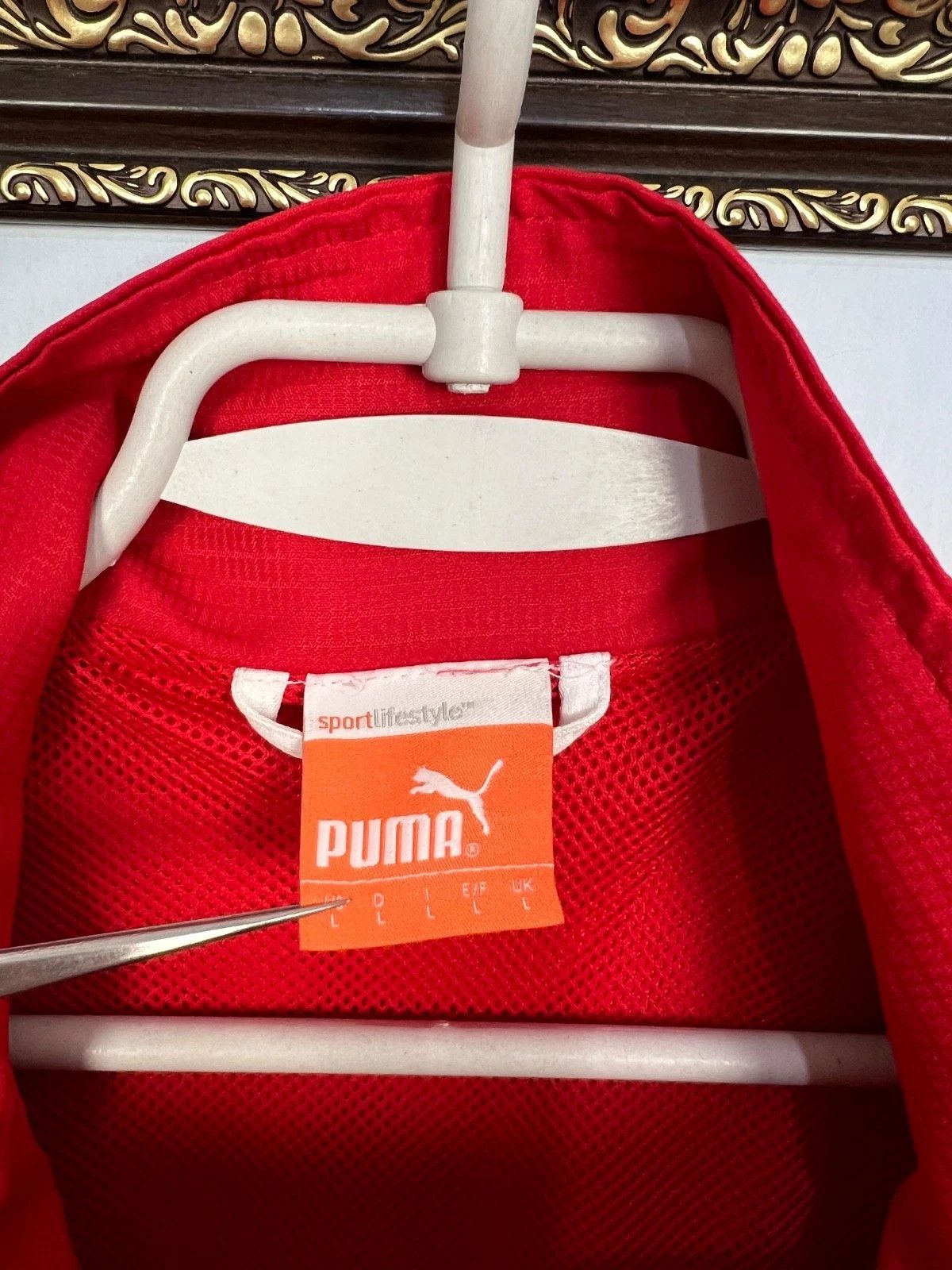 Puma Vintage Puma Burnley Football Jacket Red Soccer Track Top Size US L / EU 52-54 / 3 - 3 Thumbnail