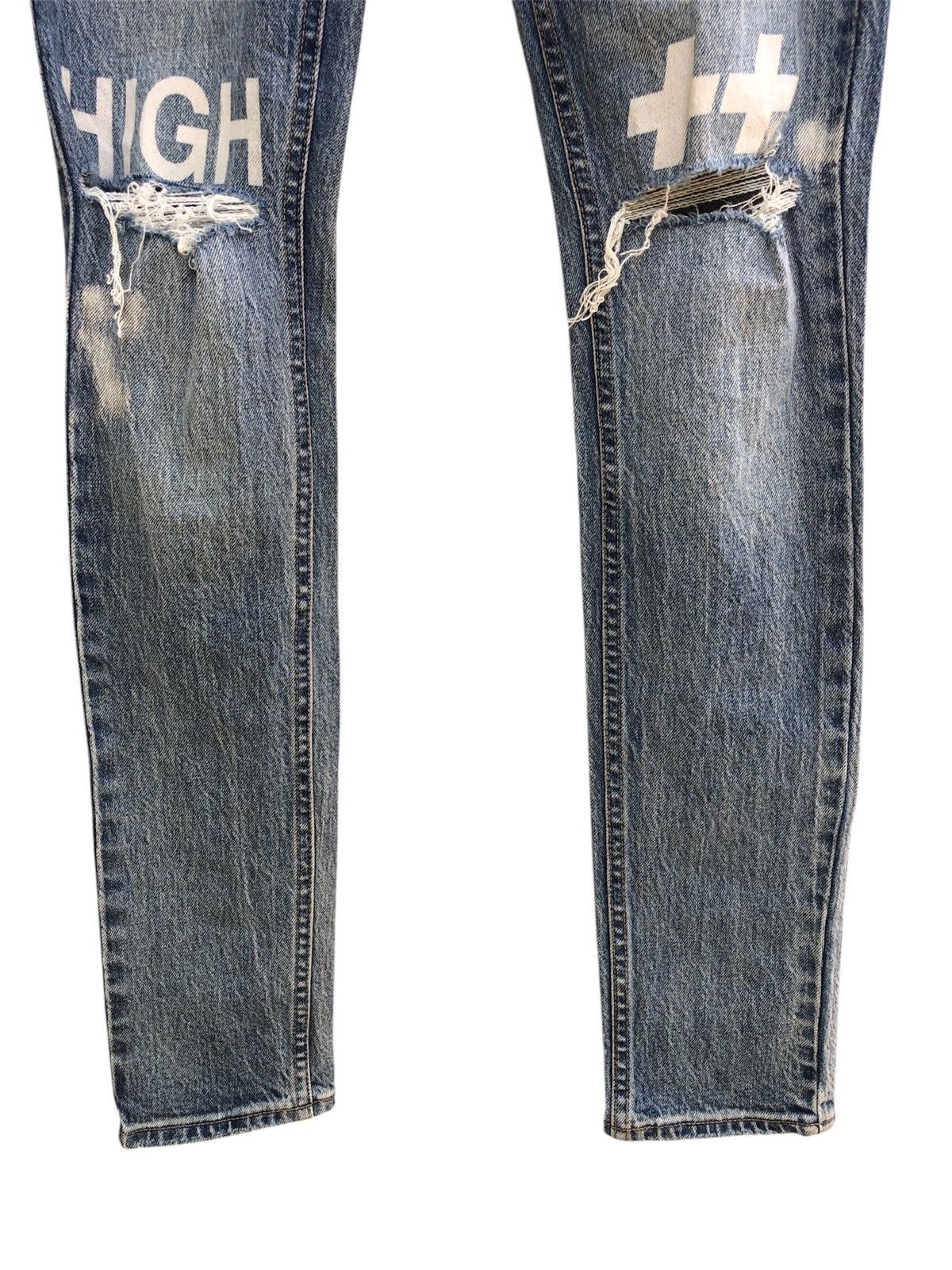 Ksubi Ksubi High Rage Distressed Patch Jeans Size US 28 / EU 44 - 5 Thumbnail