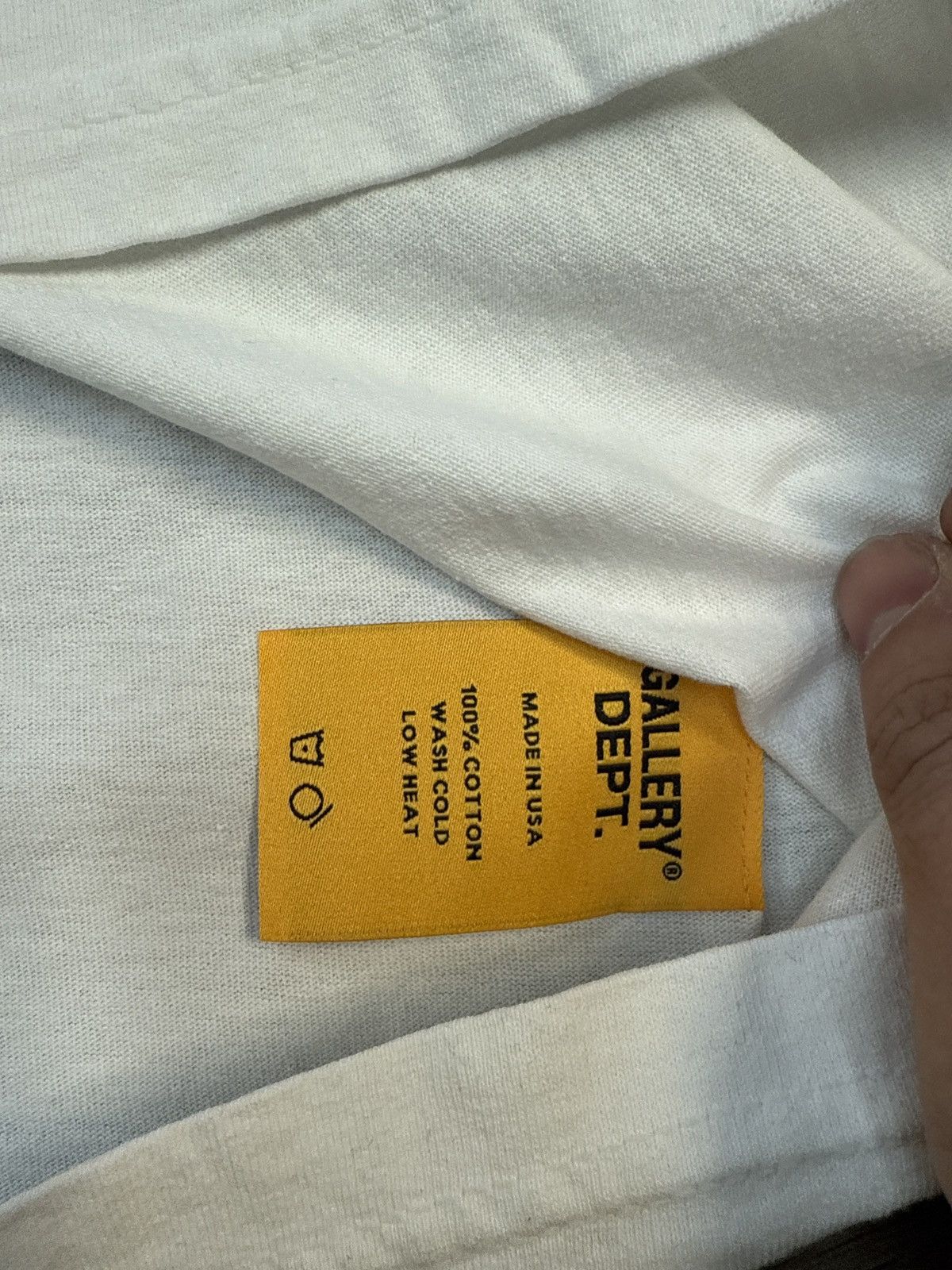 Gallery Dept. Gallery dept basic logo T shirt white large Size US L / EU 52-54 / 3 - 3 Thumbnail