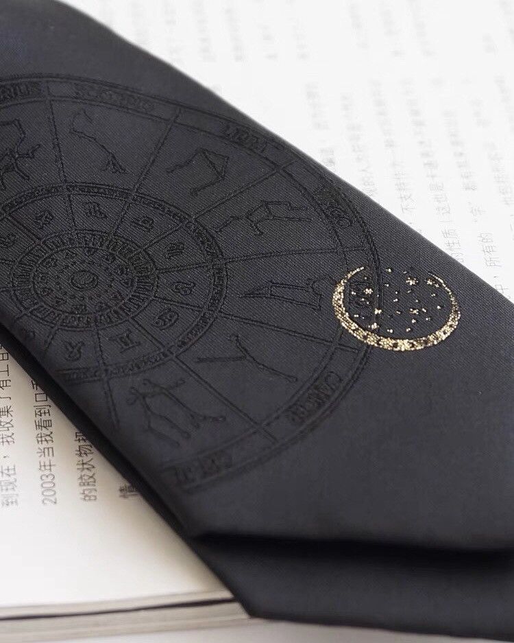 Japanese Brand × The Tie Bar Outdoor fashion twelve constellations short neck tie Size ONE SIZE - 3 Thumbnail