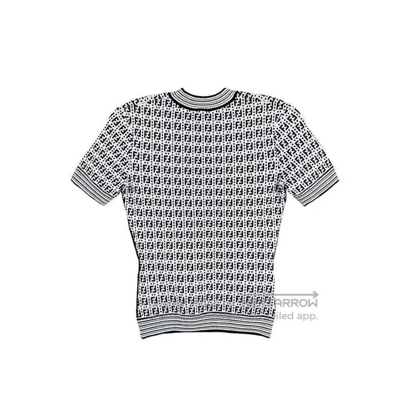 Fendi Fendi Multicolor Women's T-Shirt in One Size . Size XXS / US 00 / IT 34 - 2 Thumbnail