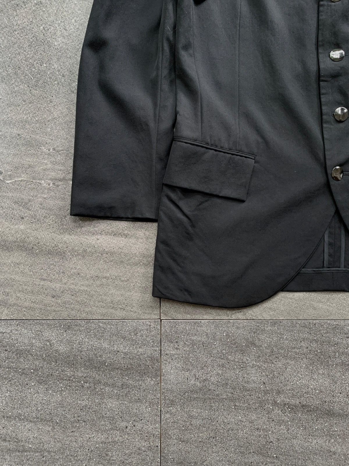 Yohji Yamamoto FREE TAX! Bondage Zipper Blazer Jacket Size 48R - 3 Thumbnail