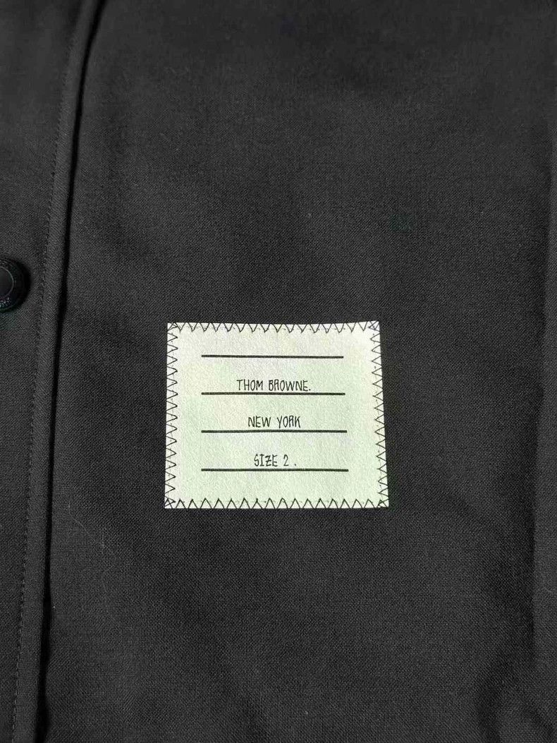 Thom Browne Thom Browne size2 A wool cardigan jacket Size US M / EU 48-50 / 2 - 2 Thumbnail