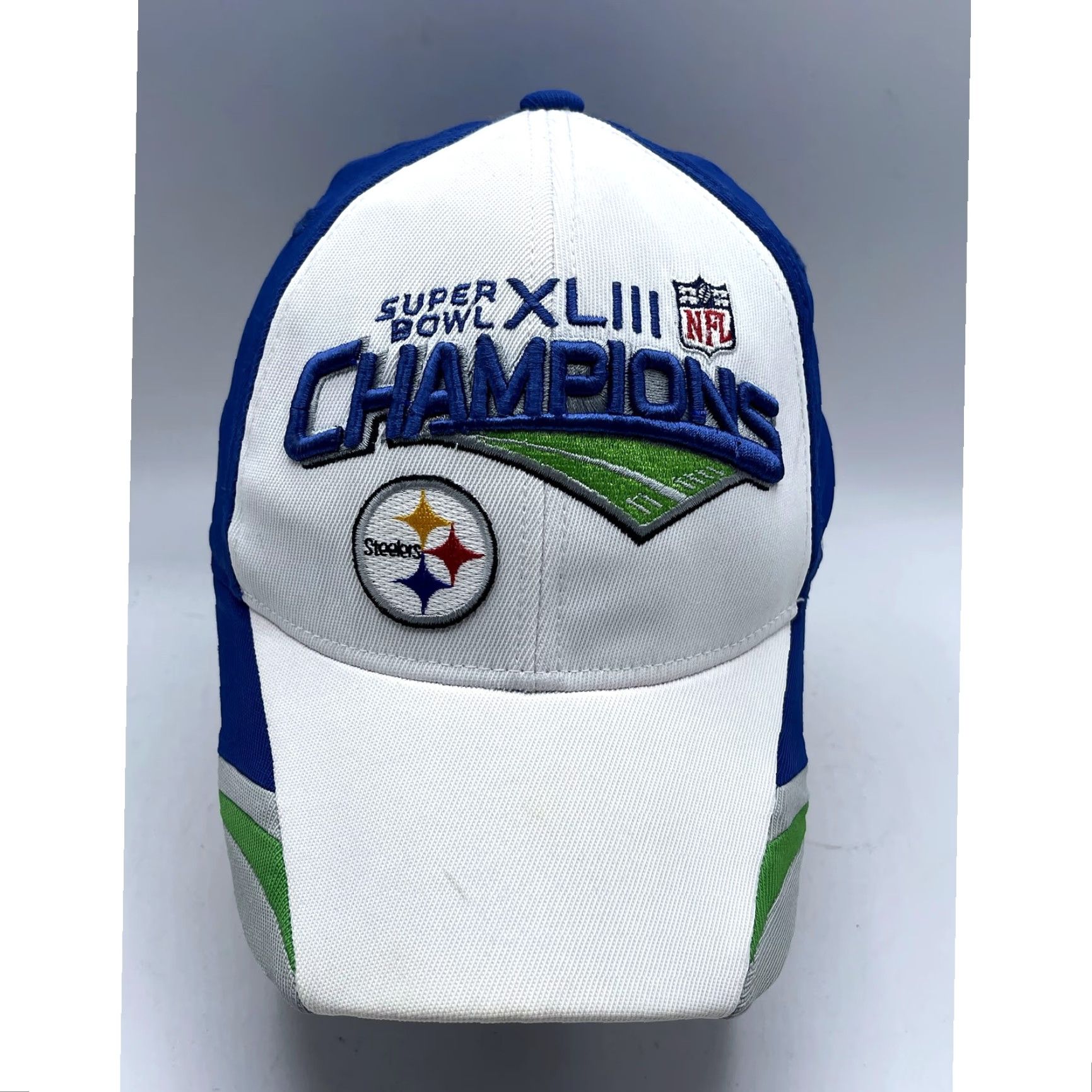 Reebok VINTAGE Pittsburgh Steelers Hat Autographed NFL Football Size ONE SIZE - 2 Thumbnail