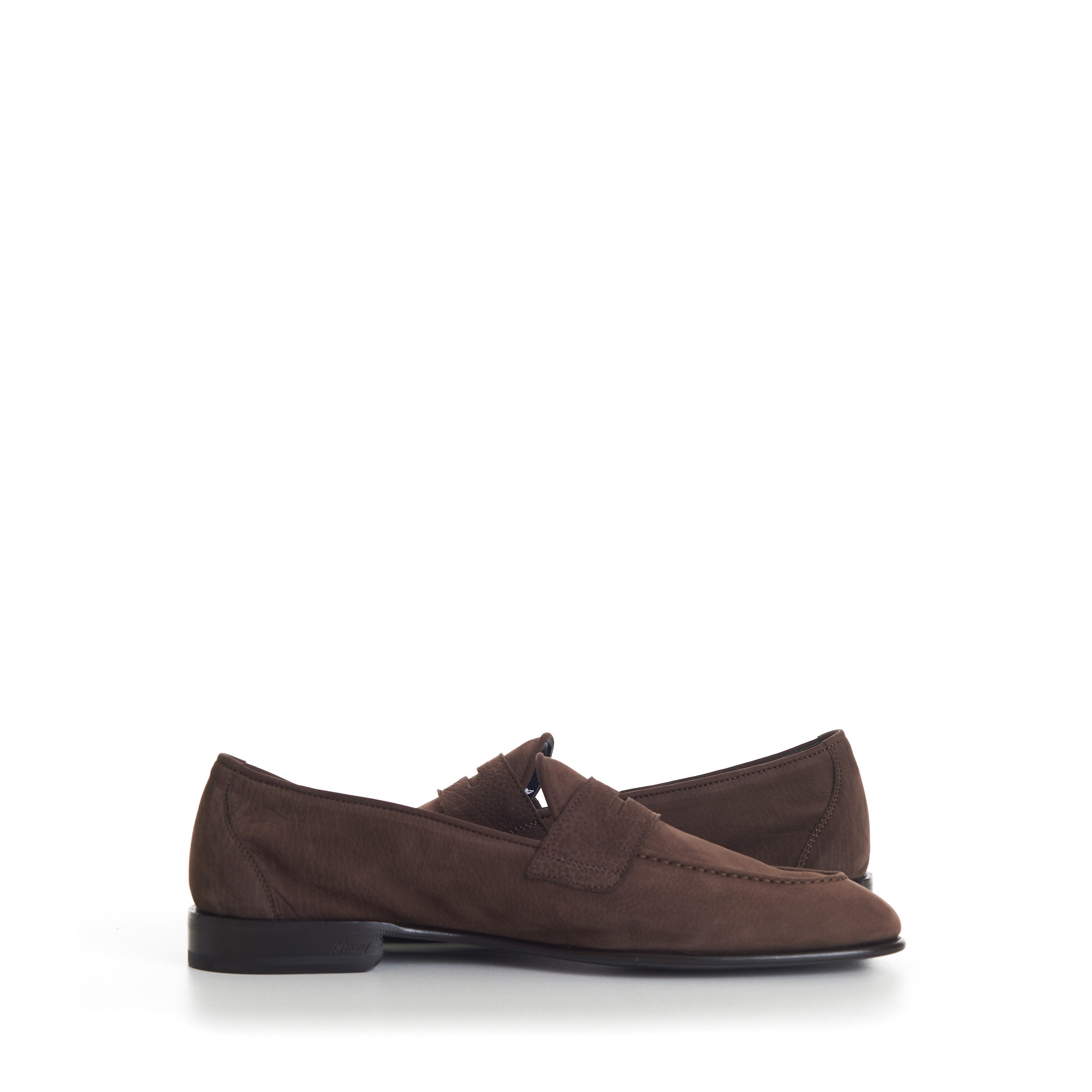 Brioni Penny Loafer In Brown Suede Size US 8.5 / EU 41-42 - 9 Thumbnail