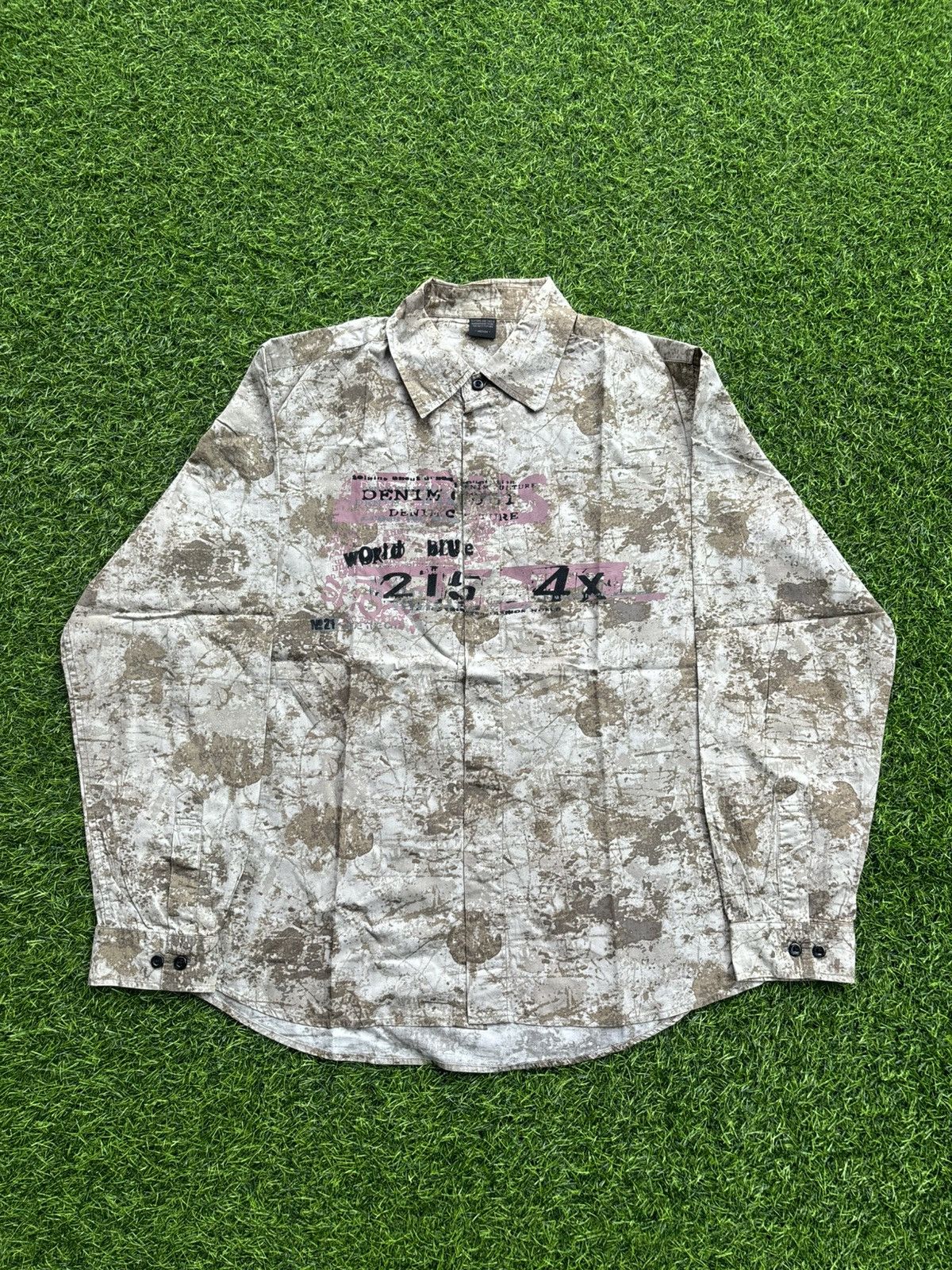 Hysteric Glamour Y2k World Blue Ifsixwasnine Punk Style Shirt Size US M / EU 48-50 / 2 - 1 Thumbnail