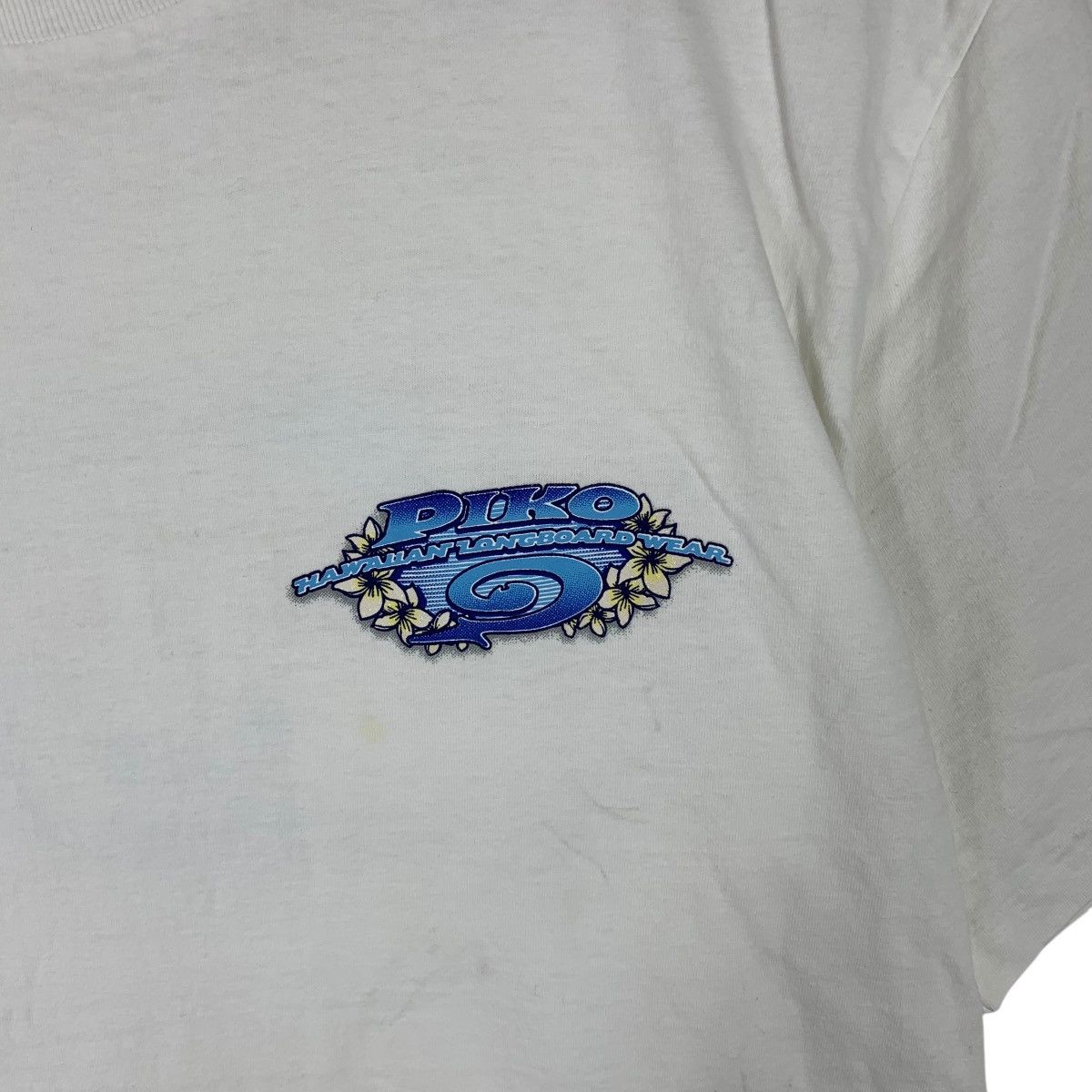 Vintage Vintage PIKO HAWAIIAN LONGBOARD Wear Surf Tee Shirt Top Size US M / EU 48-50 / 2 - 4 Thumbnail