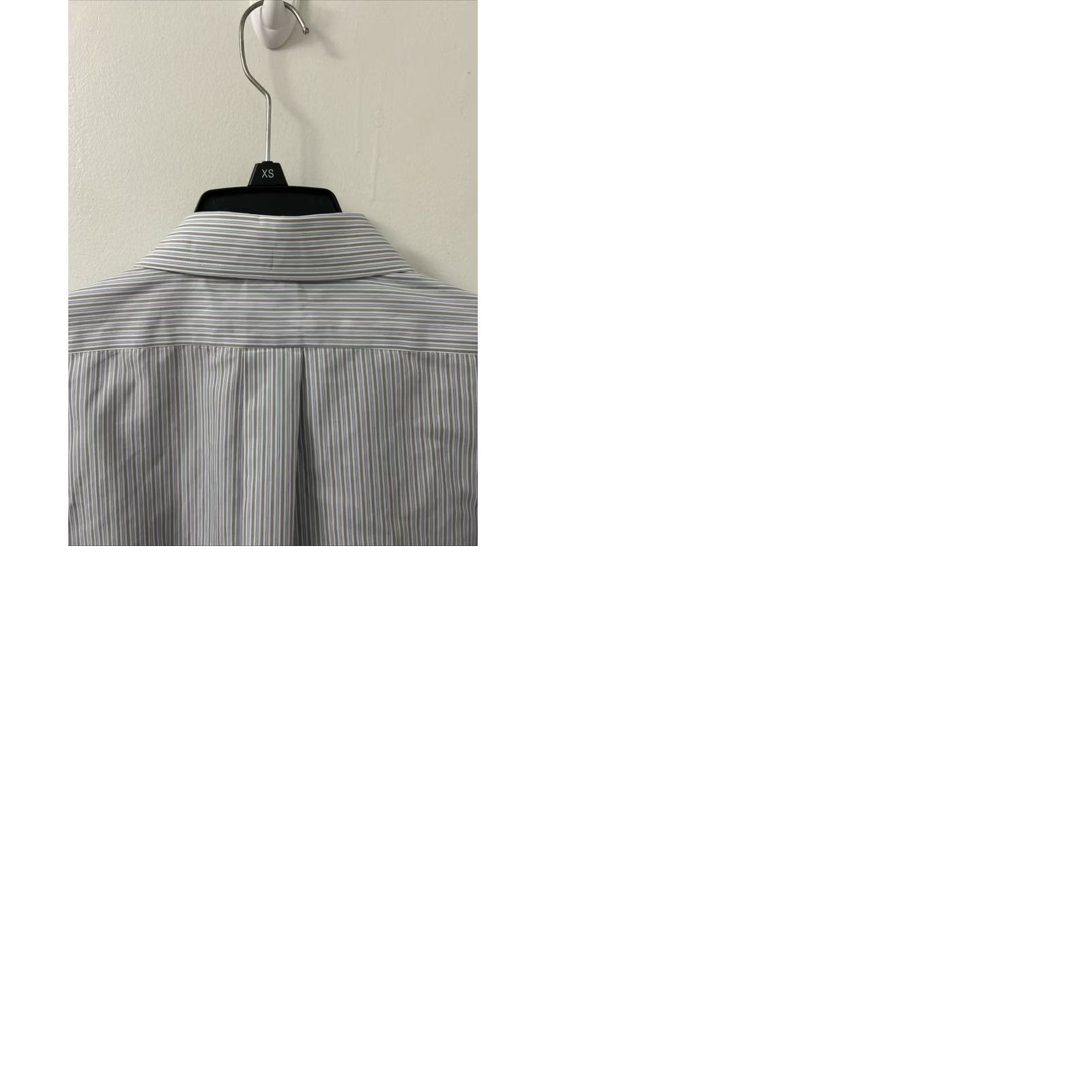 Brooks Brothers Brooks Brothers Shirt Mens 17.5 Blue White Striped Slim Fit Button-Up L/S Size US XXL / EU 58 / 5 - 9 Thumbnail