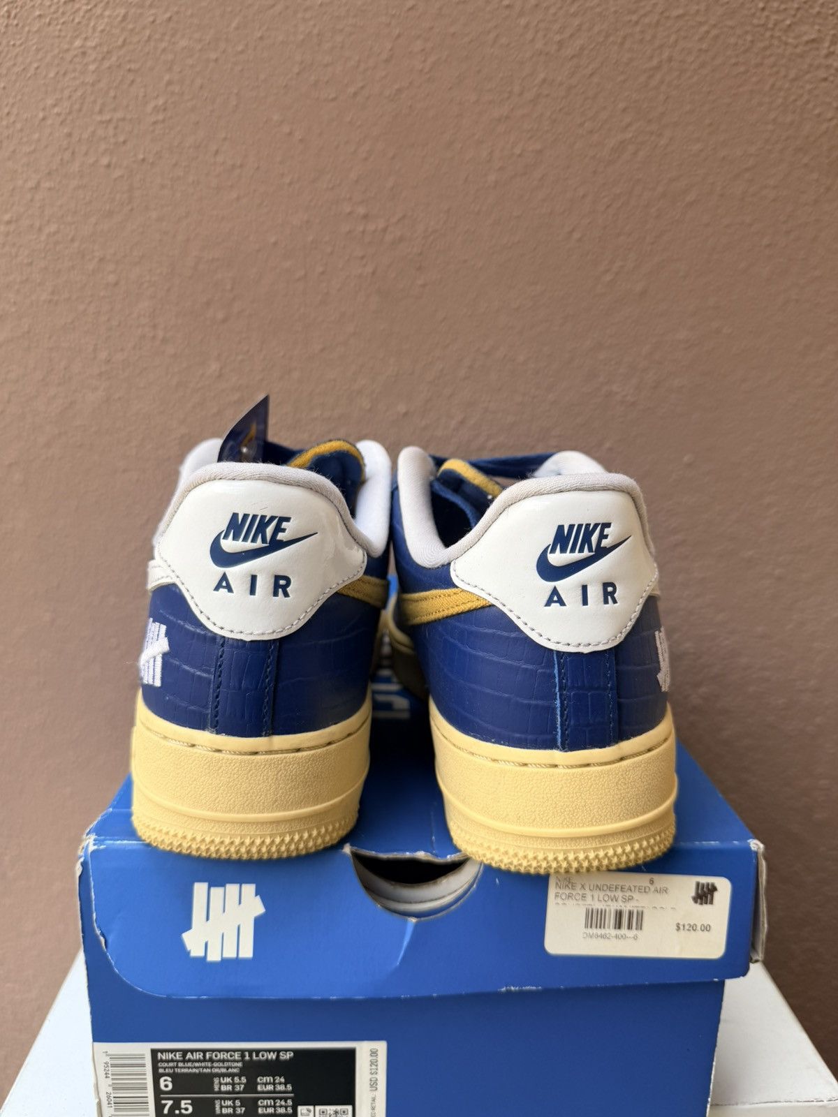 Nike Undefeated x Air Force 1 Low SP Size Mens 6 Dunk vs AF1 Size US 6 / EU 39 - 5 Thumbnail