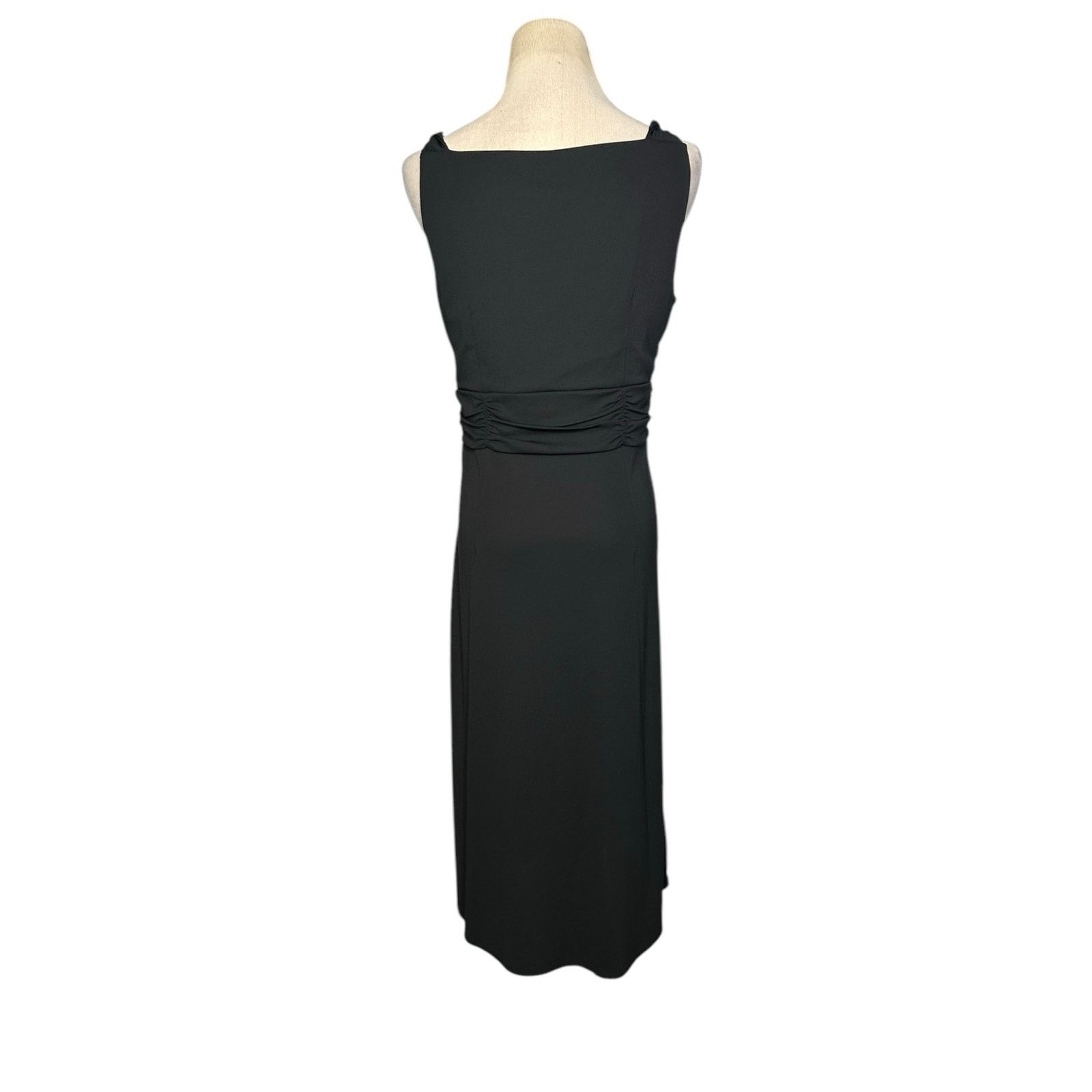 Loft Loft black sleeveless twisted straps midi dress size 8 Size M / US 6-8 / IT 42-44 - 8 Thumbnail