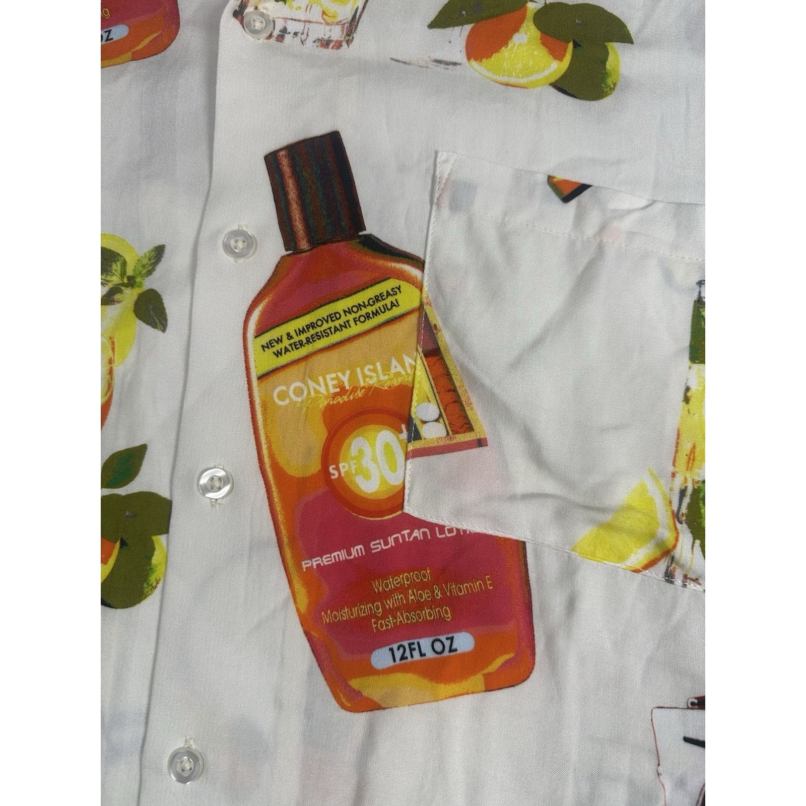 Other Coney Island Shirt Men's Hawaiian Shirt Button Up Picnic NWT Size US L / EU 52-54 / 3 - 2 Thumbnail