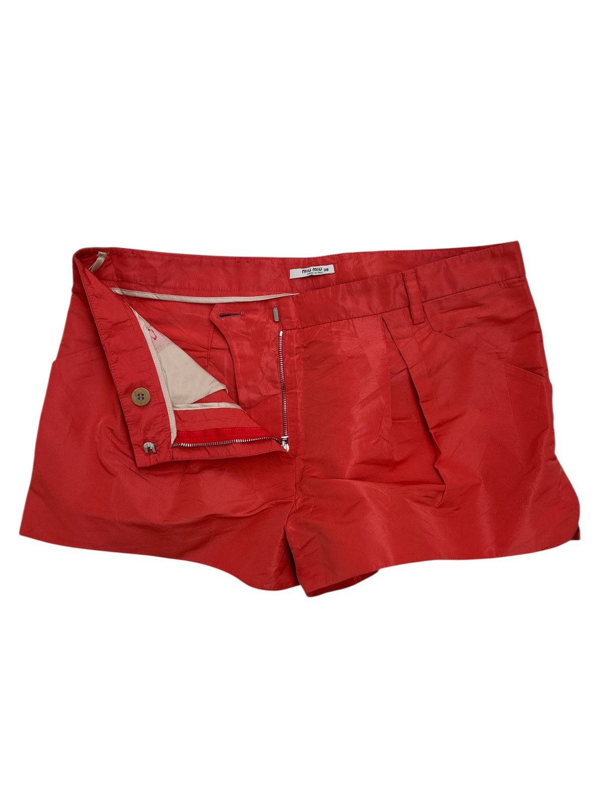 Miu Miu SS09 Micro Mini Shorts Size 29" - 8 Thumbnail