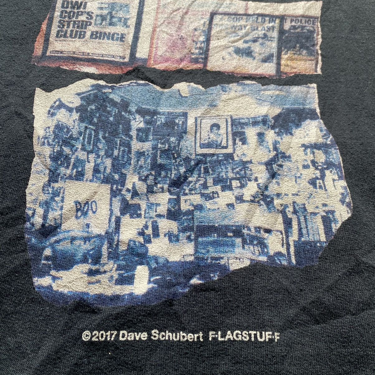 2000s Flagstuff fadded hoodie