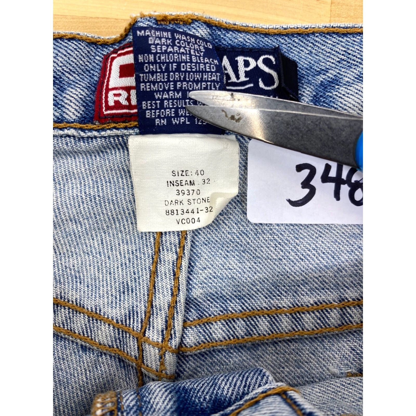 Chaps Chaps Ralph Lauren Denim Jeans Light Wash 40x32 #3482 Size US 40 / EU 56 - 5 Thumbnail