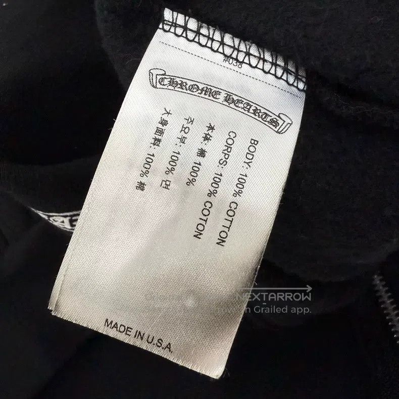 Chrome Hearts CHROME HEARTS Size L Black vine flower arm zipper hoodie Size US L / EU 52-54 / 3 - 3 Thumbnail