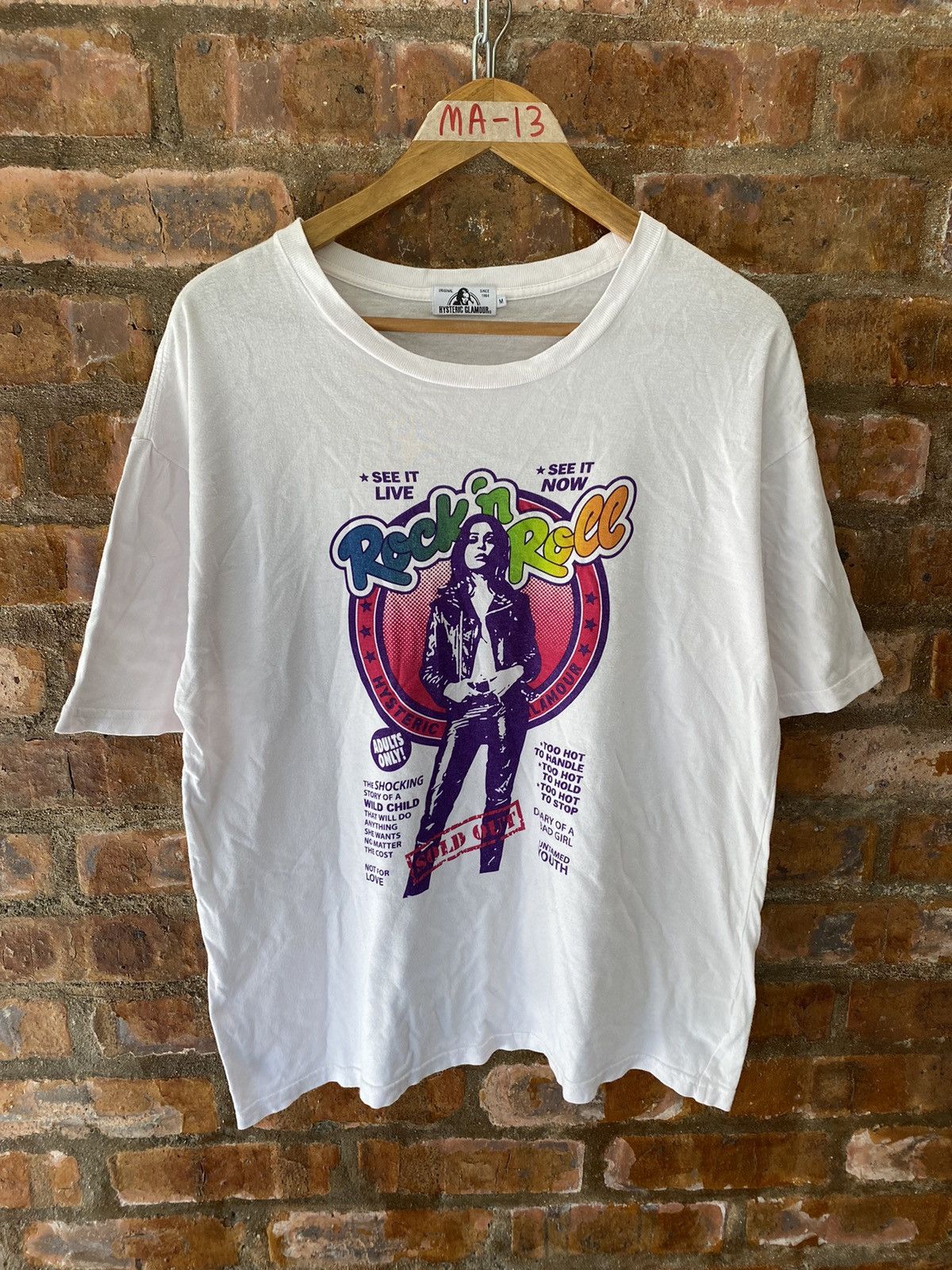 Hysteric Glamour 2000s Hysteric rock star girl tee Size US L / EU 52-54 / 3 - 2 Thumbnail