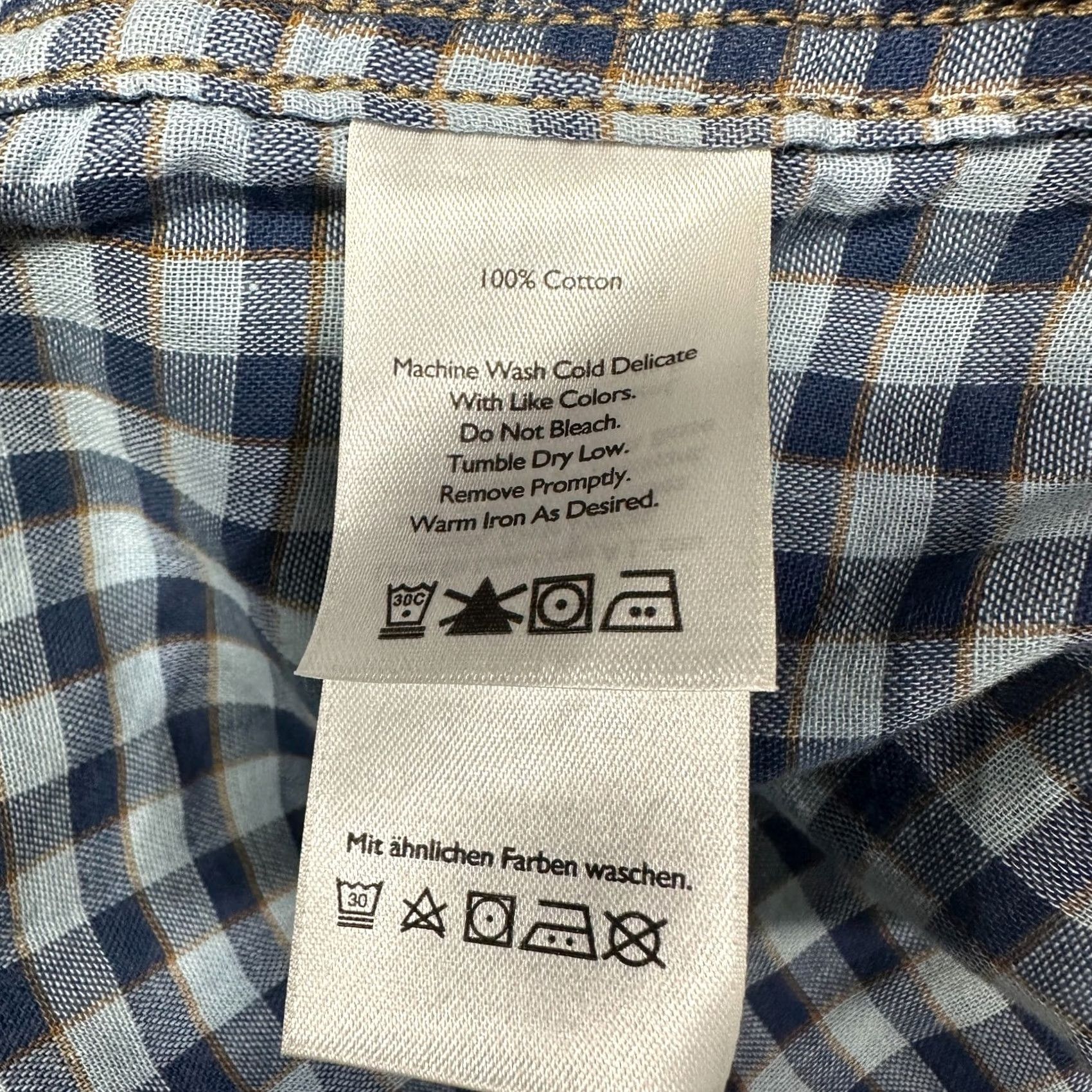 Eddie Bauer Eddie Bauer Shirt Mens L Classic Blue Plaid Cotton Button-Down Pocket Size US L / EU 52-54 / 3 - 7 Thumbnail
