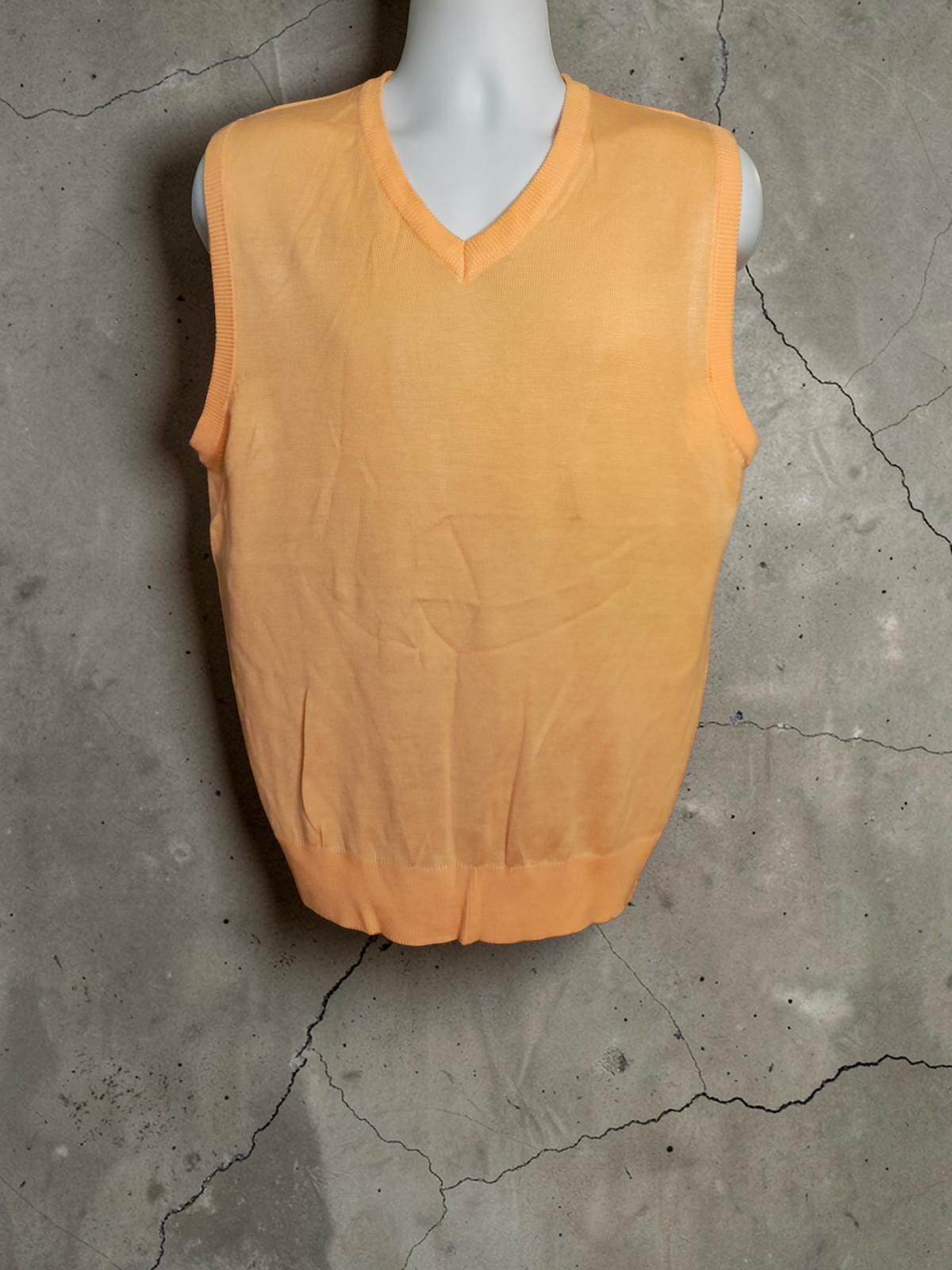 Trussardi Men's Medium Size Sweater Vest by TRUST in Peach Size US M / EU 48-50 / 2 - 3 Thumbnail