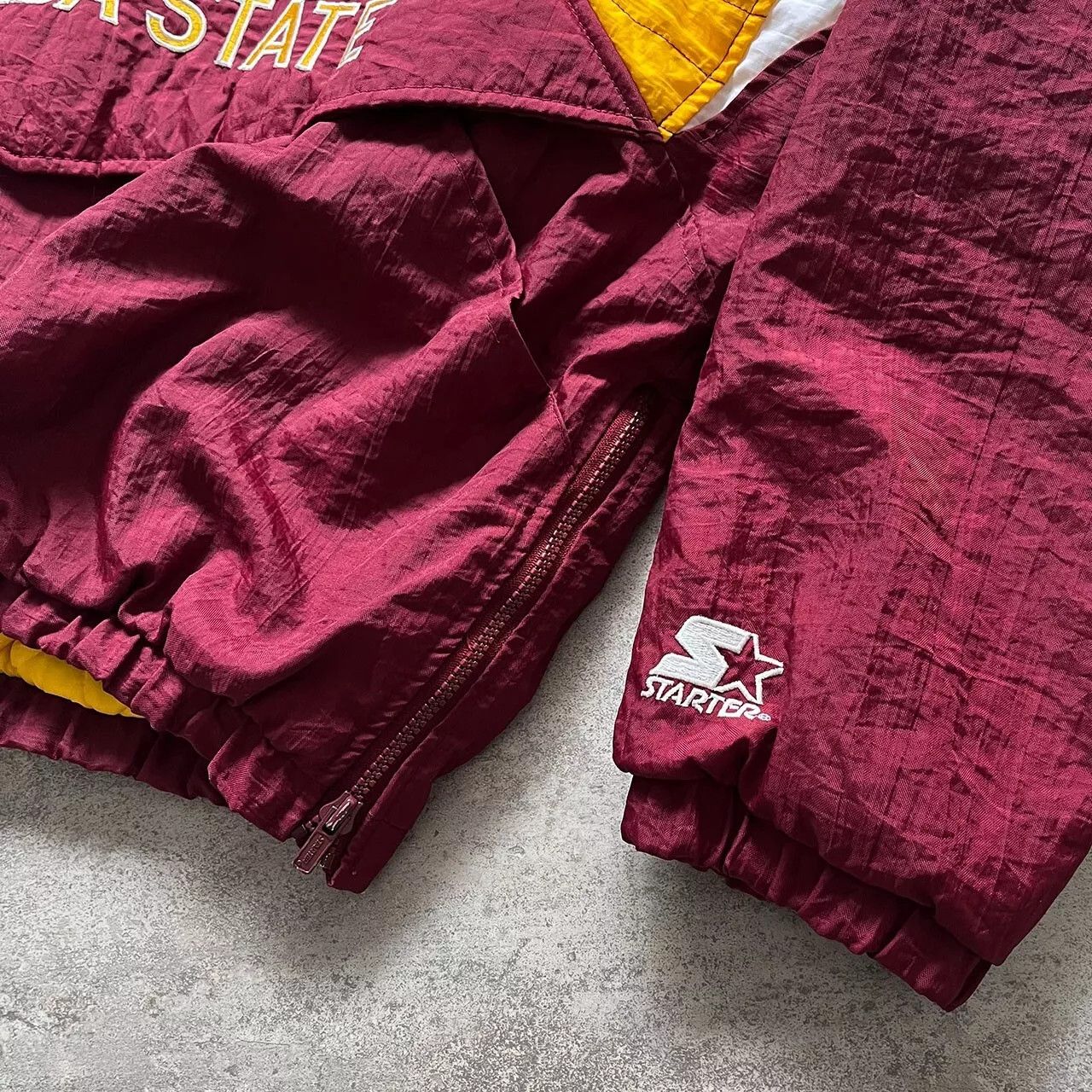 NCAA × Starter × Vintage VTG 90s FLORIDA SATATE SEMINOLES FSU PUFFER JACKET PULLOVER Size US L / EU 52-54 / 3 - 5 Thumbnail