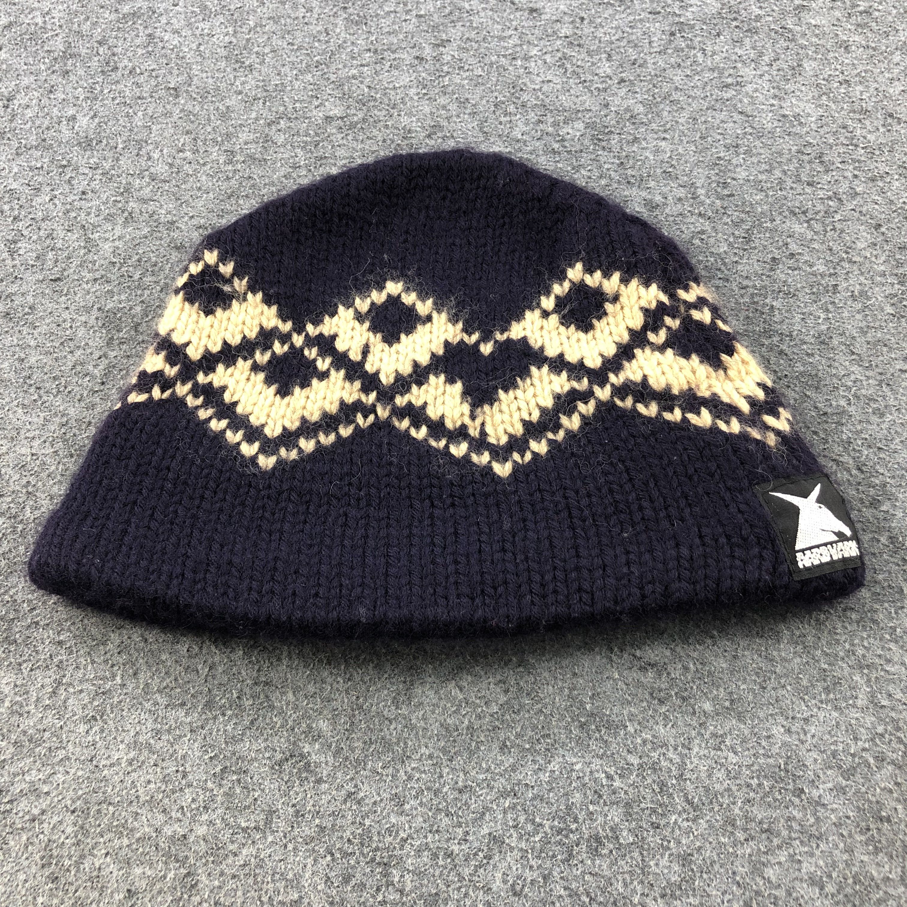 Vintage Aardvark Knit Fair Isle Wool Beanie Snowcap Snow Hat B46 Size ONE SIZE - 1 Thumbnail