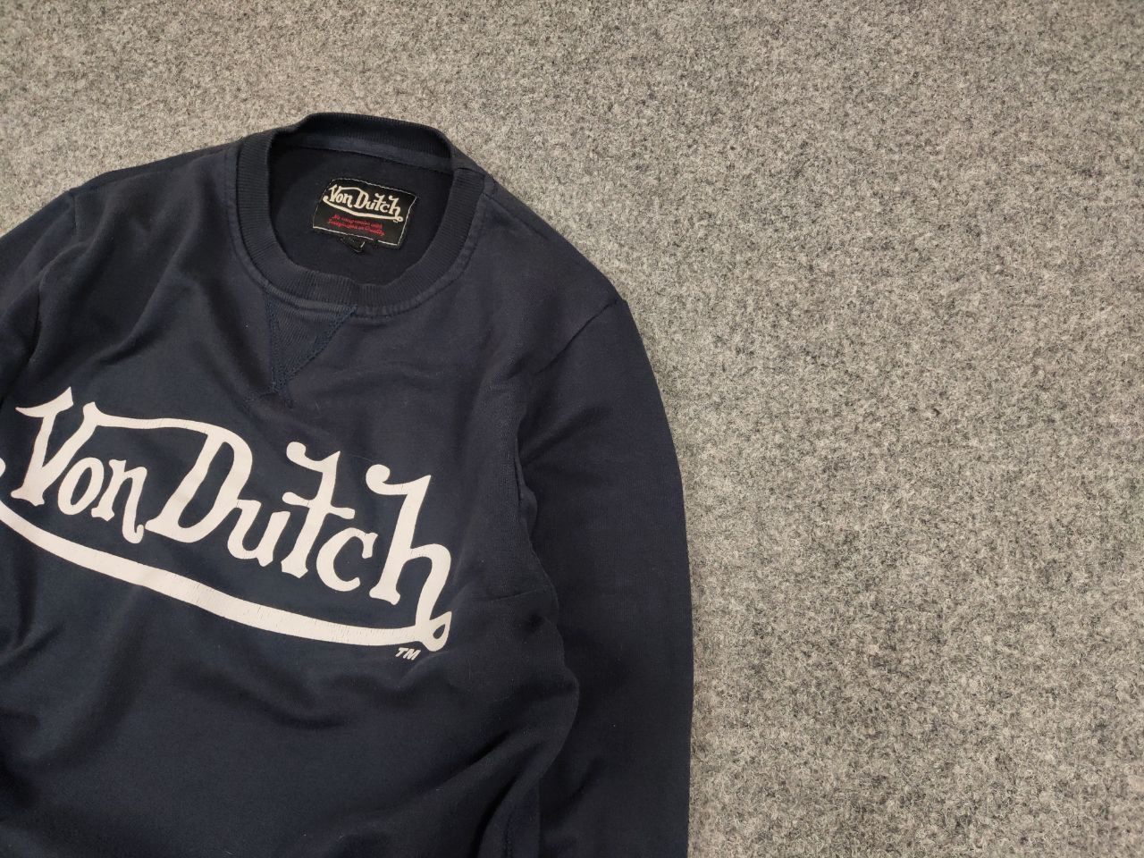 Von Dutch Vintage Von Dutch logo Blue Crew Chek Sweatshirt y2k style Size US M / EU 48-50 / 2 - 5 Thumbnail