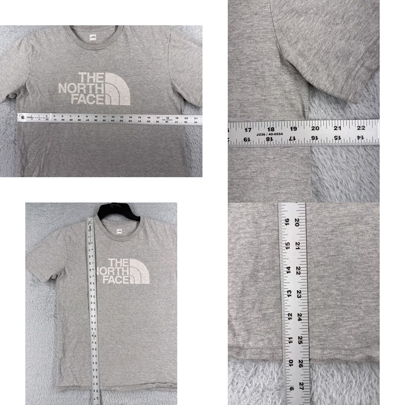 The North Face The North Face Shirt Men Adult M Gray Short Sleeve Crew Neck Cotton Jersey T-Shirt Outdoor with Pockets Size US M / EU 48-50 / 2 - 8 Thumbnail