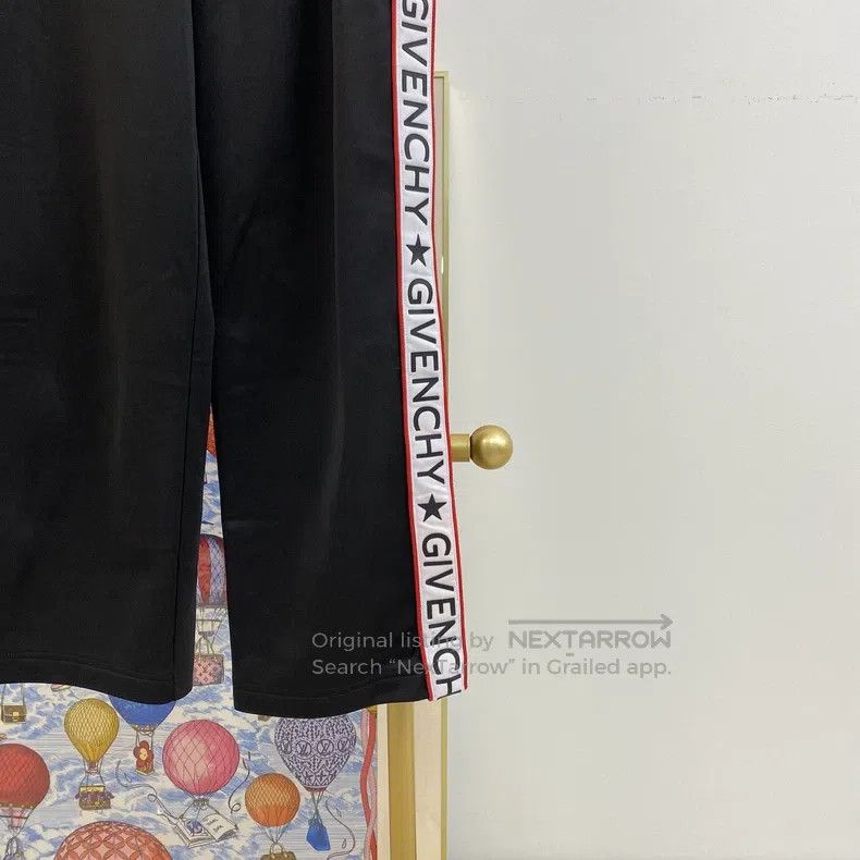 Givenchy Givenchy Black Side Logo Casual Pants Size US 36 / EU 52 - 4 Thumbnail