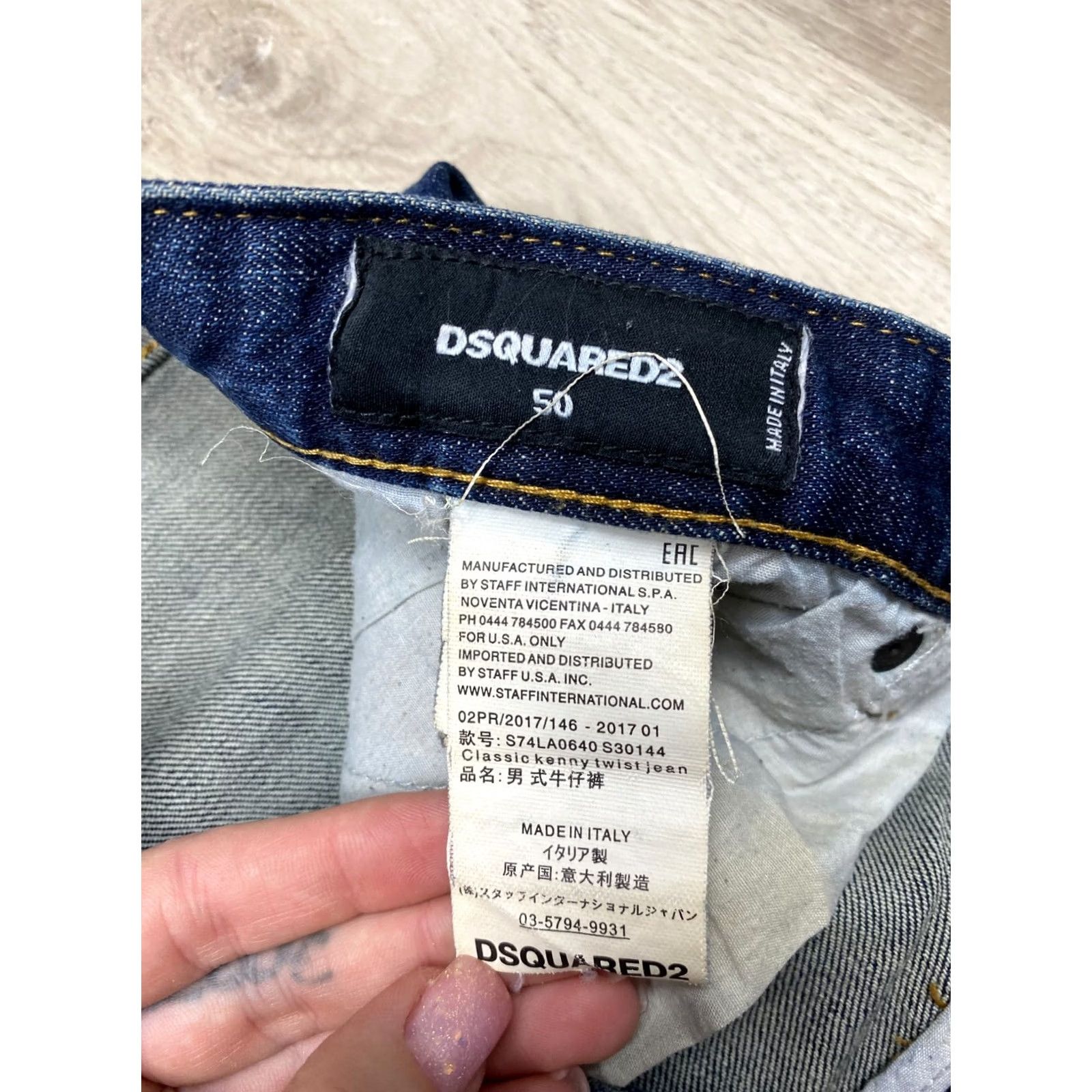 Dsquared2 Dsquared2 Jeans Mens Denim Pants Size 34 Blue Slim Regular Inseam 81 cm Outseam 106 cm Logo Accents Vintage: No Size US 34 / EU 50 - 7 Thumbnail