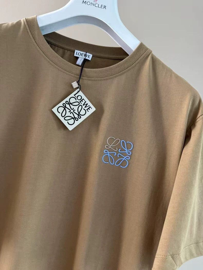 Loewe LOEWE Double color logo embroidery round neck short sleeve Size L / US 10 / IT 46 - 4 Thumbnail