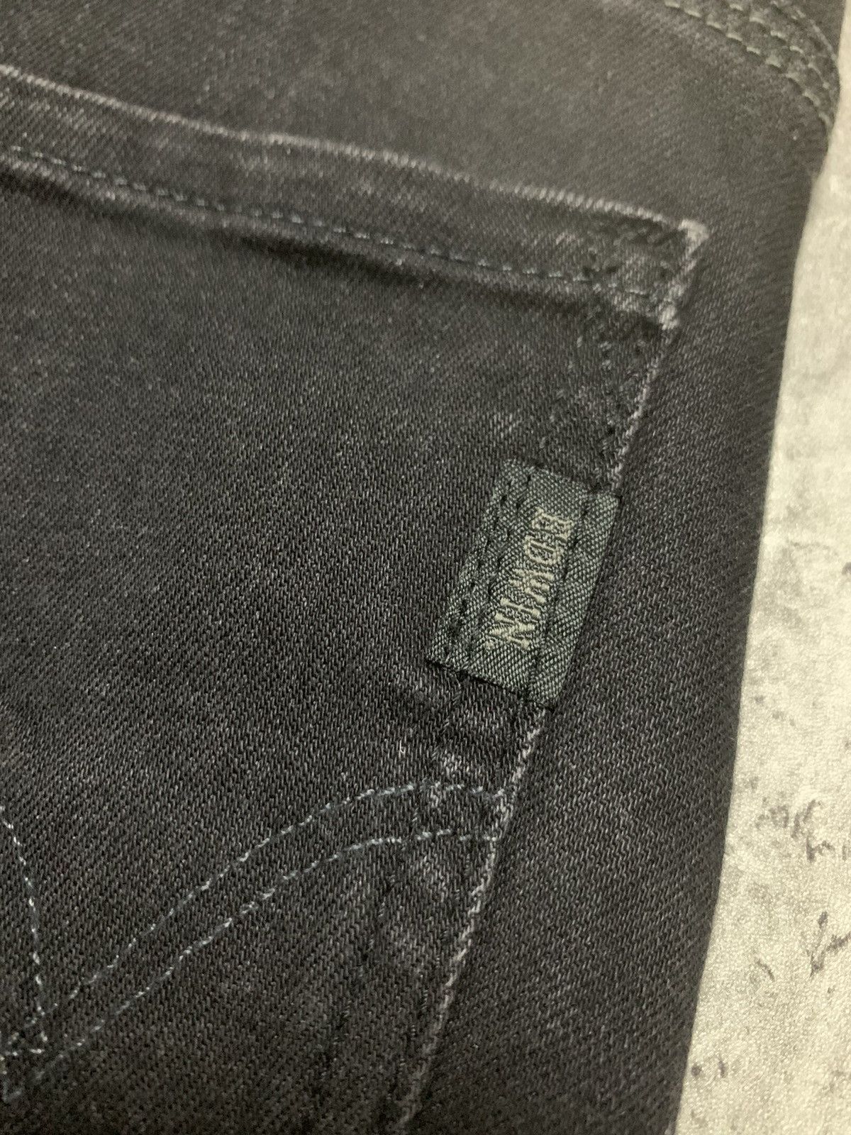 Edwin Edwin E Function Banana Cut Black Slim Jeans Vkei Style Size US 32 / EU 48 - 6 Thumbnail