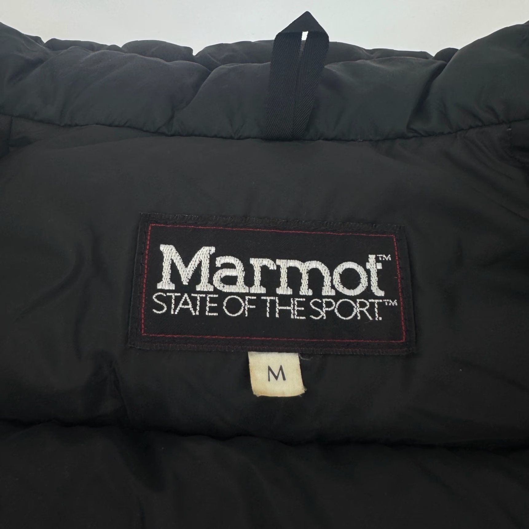 Marmot VINTAGE Marmot Jacket Puffer Mens Medium Red Black Down Goretex Ski Coat USA Size US M / EU 48-50 / 2 - 6 Thumbnail