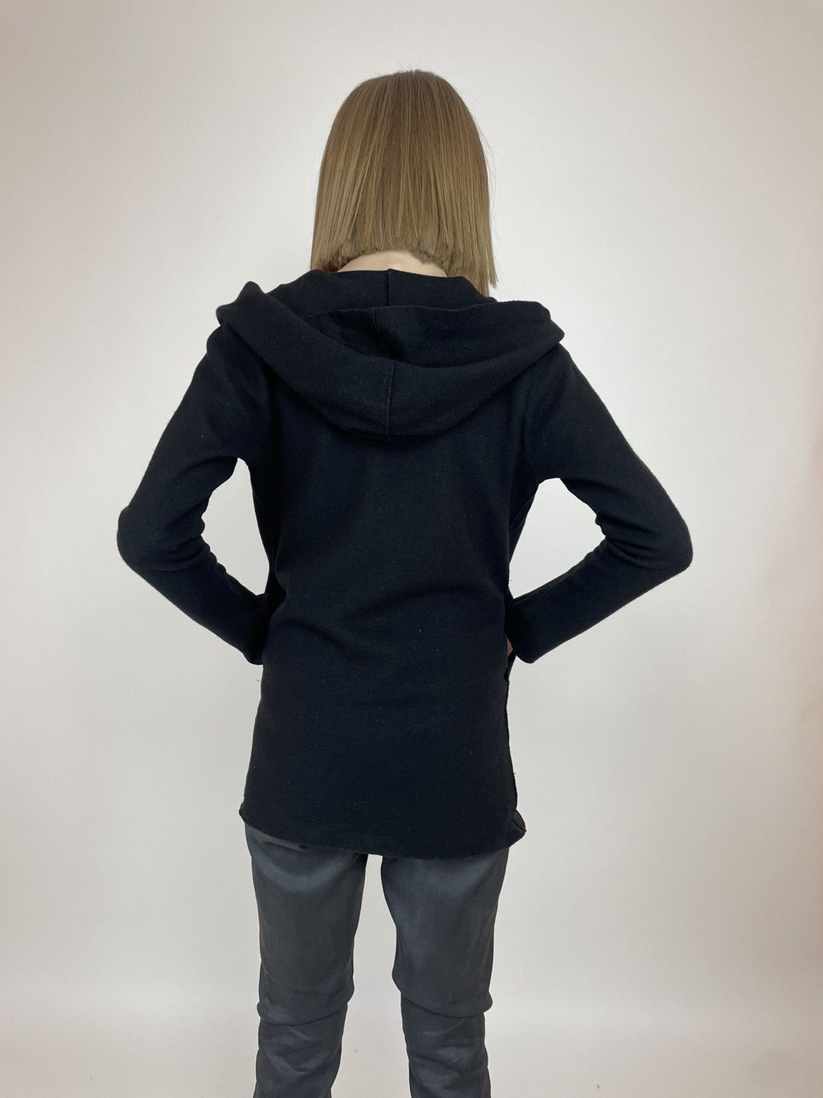Designer × MAJESTIC FILATURES MAJESTIC FILATURES Paris Womens Wool Hooded Cardigan size 2 Size XS / US 0-2 / IT 36-38 - 8 Thumbnail