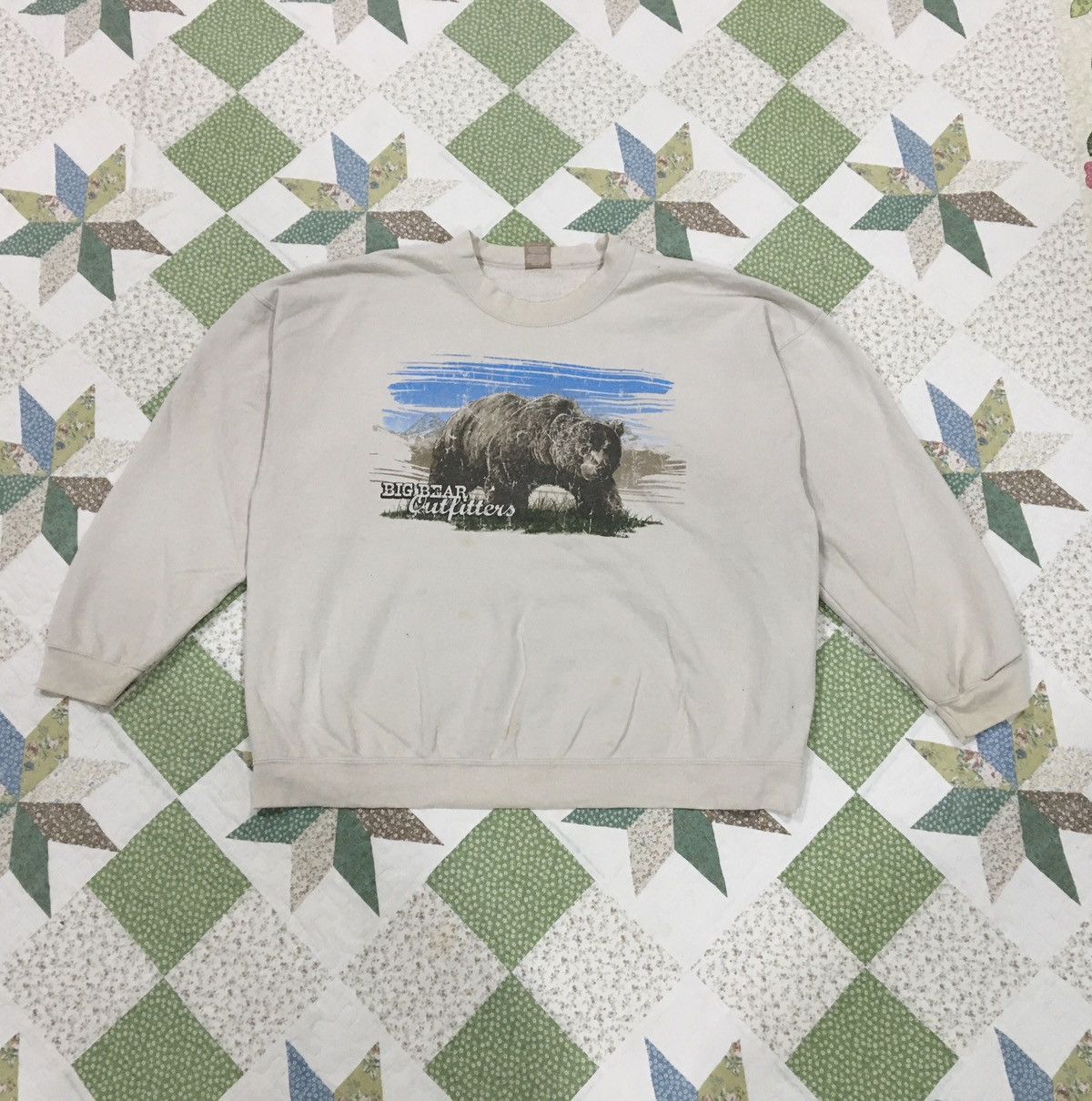 Habitat × Vintage Grizzly Bear Crewneck Sweatshirt Size US XL / EU 56 / 4 - 1 Thumbnail