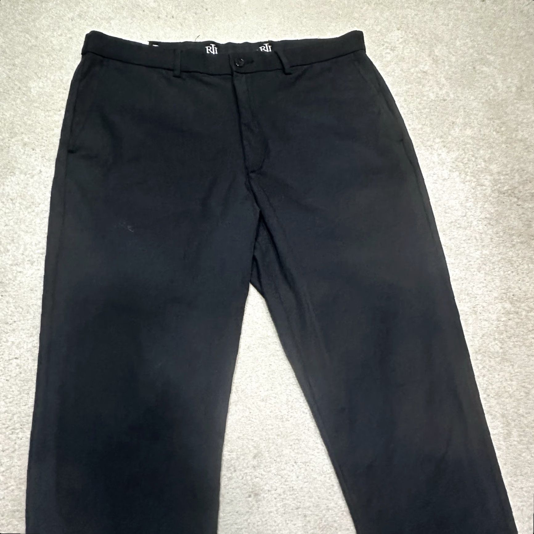 Ralph Lauren Ralph Lauren Black Label Performance Pants 36x32 Mens Black Stretch Golf Size US 36 / EU 52 - 3 Thumbnail