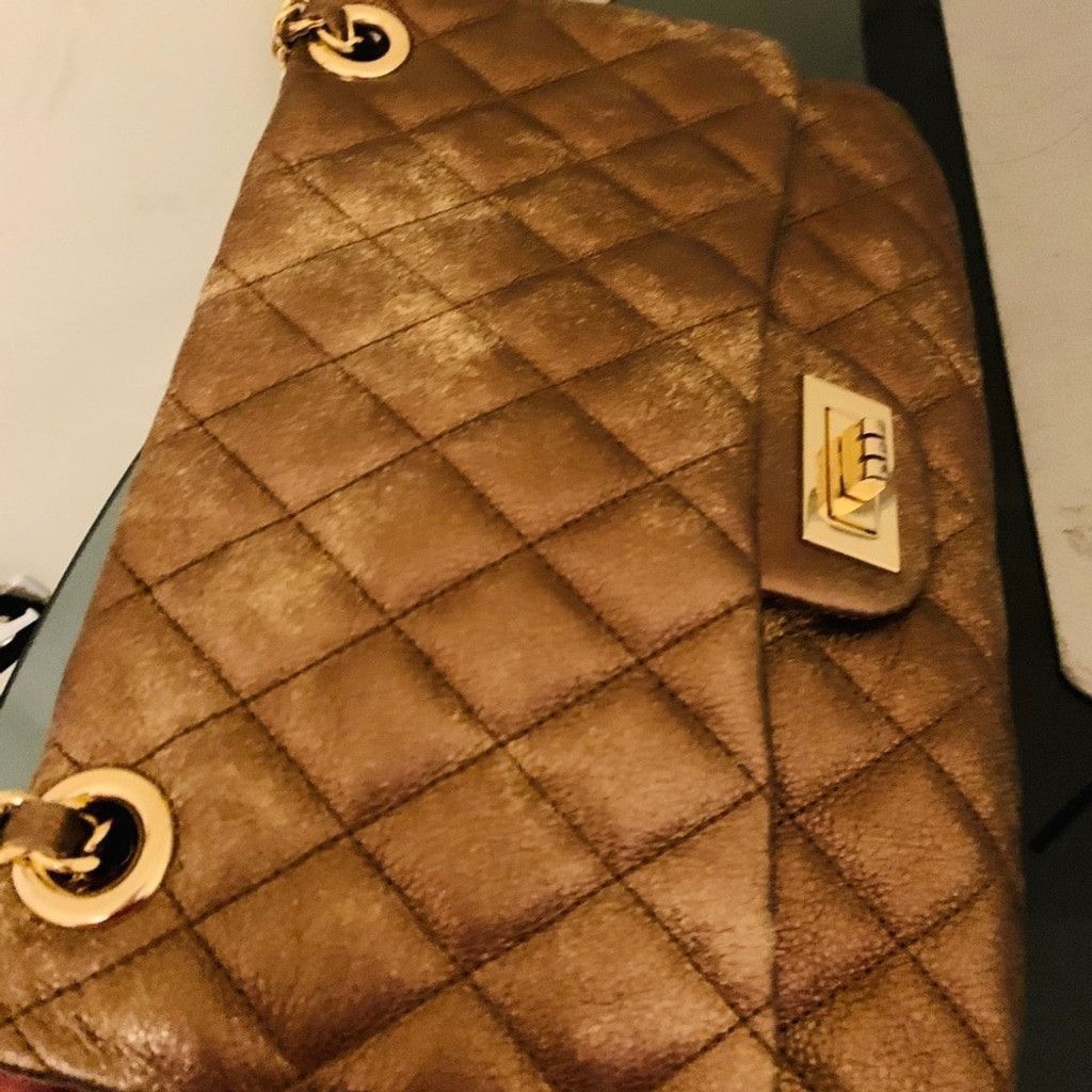 Vintage TOTO Italian quilted bronze leather purse Size ONE SIZE - 8 Thumbnail