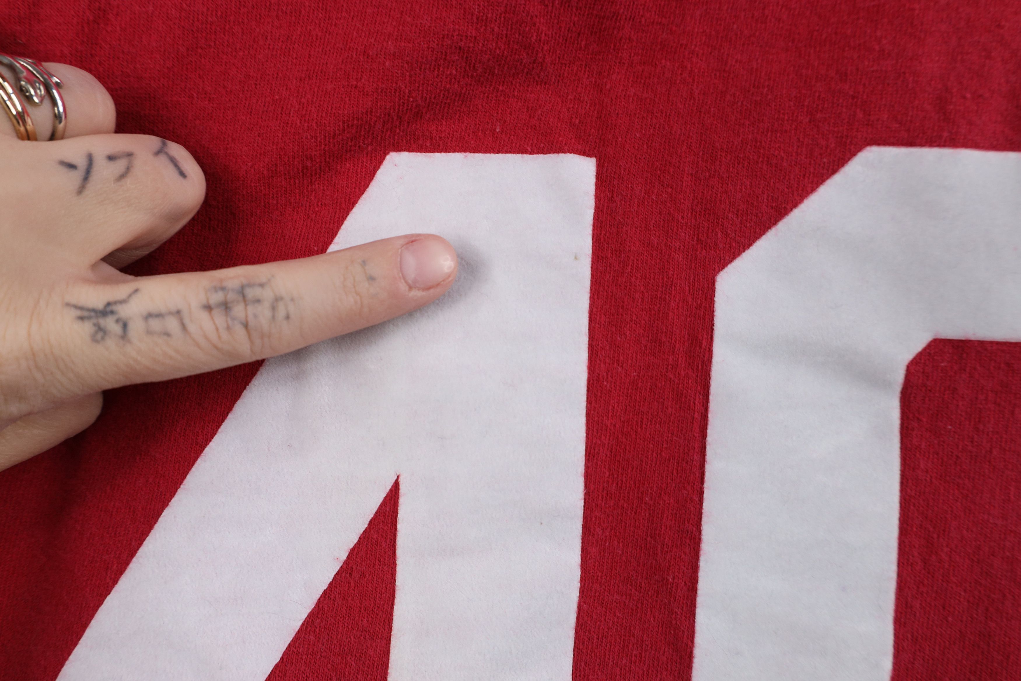 Vintage Vintage 90s Ohio State University Football Jersey T-Shirt Size US L / EU 52-54 / 3 - 5 Thumbnail
