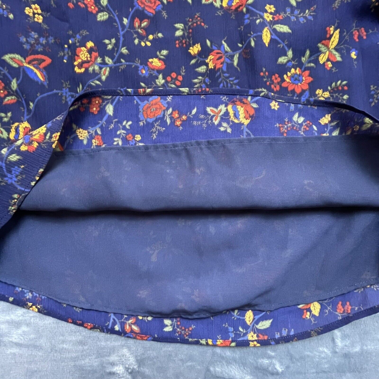 Madewell Madewell Shirt Womens XXS Blue Ruffles Boho Hippie Cottage Size XXS / US 00 / IT 34 - 4 Thumbnail