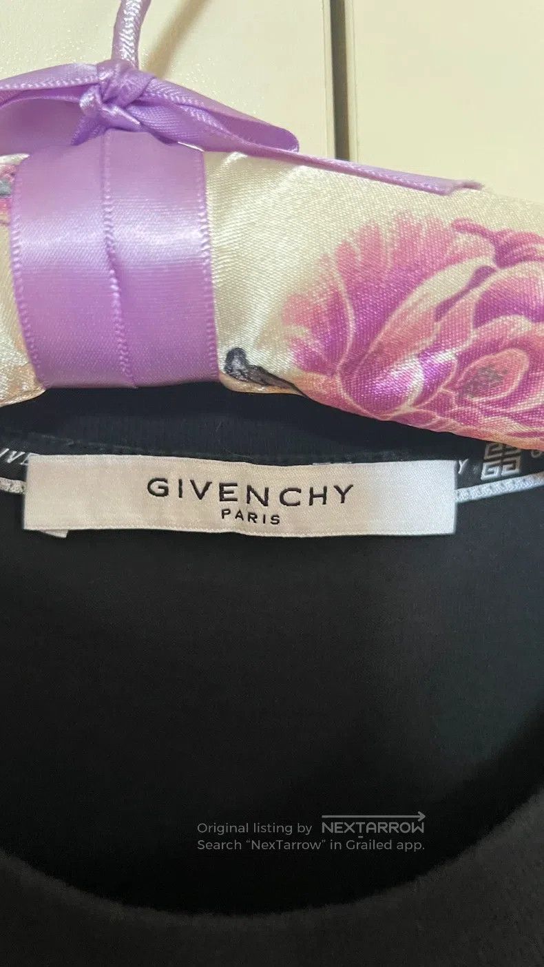 Givenchy Givenchy Distressed Letter Logo Black Short Sleeve Size US L / EU 52-54 / 3 - 2 Thumbnail