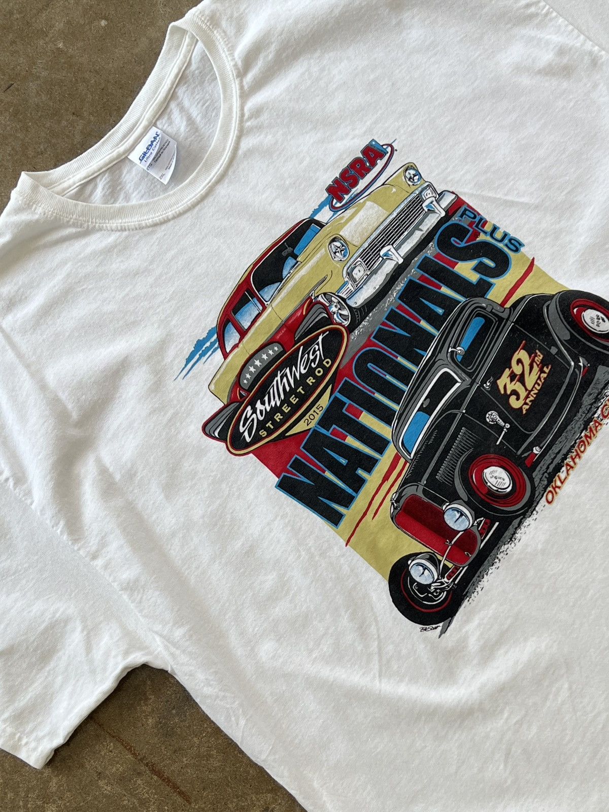 NASCAR Vintage NSRA Southwest Street Rod Nationals Tee XXL Size US XXL / EU 58 / 5 - 1 Thumbnail